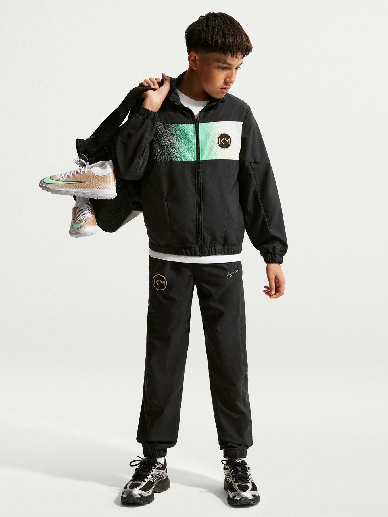 Image 3 of 7 of Nike Junior Mbappe Academy Tracksuit - Black