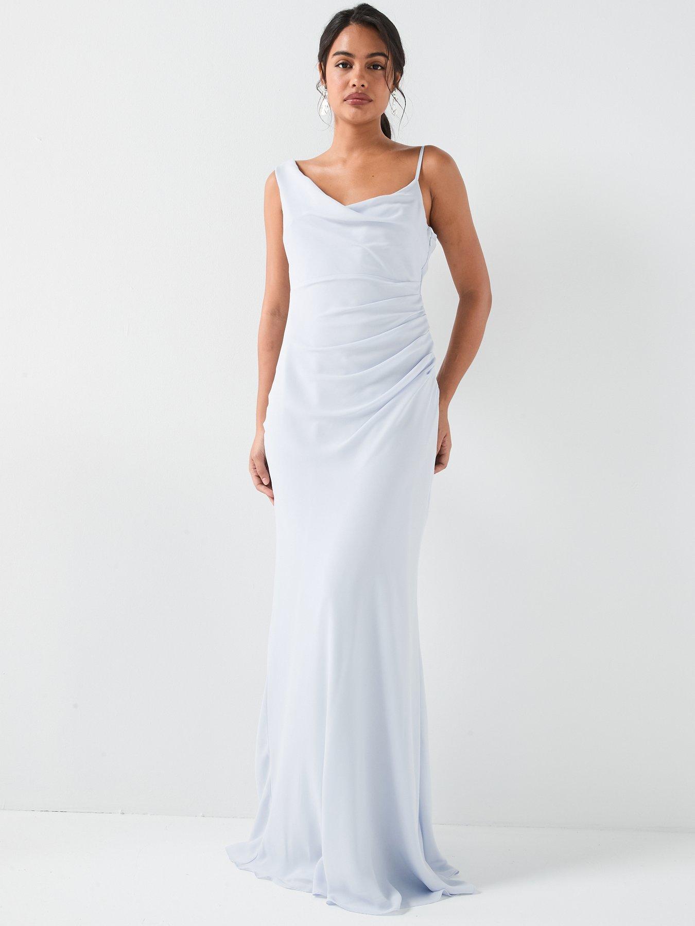 princess polly baby blue dress Cowl Neckline Bridesmaid Dresses main image 1
