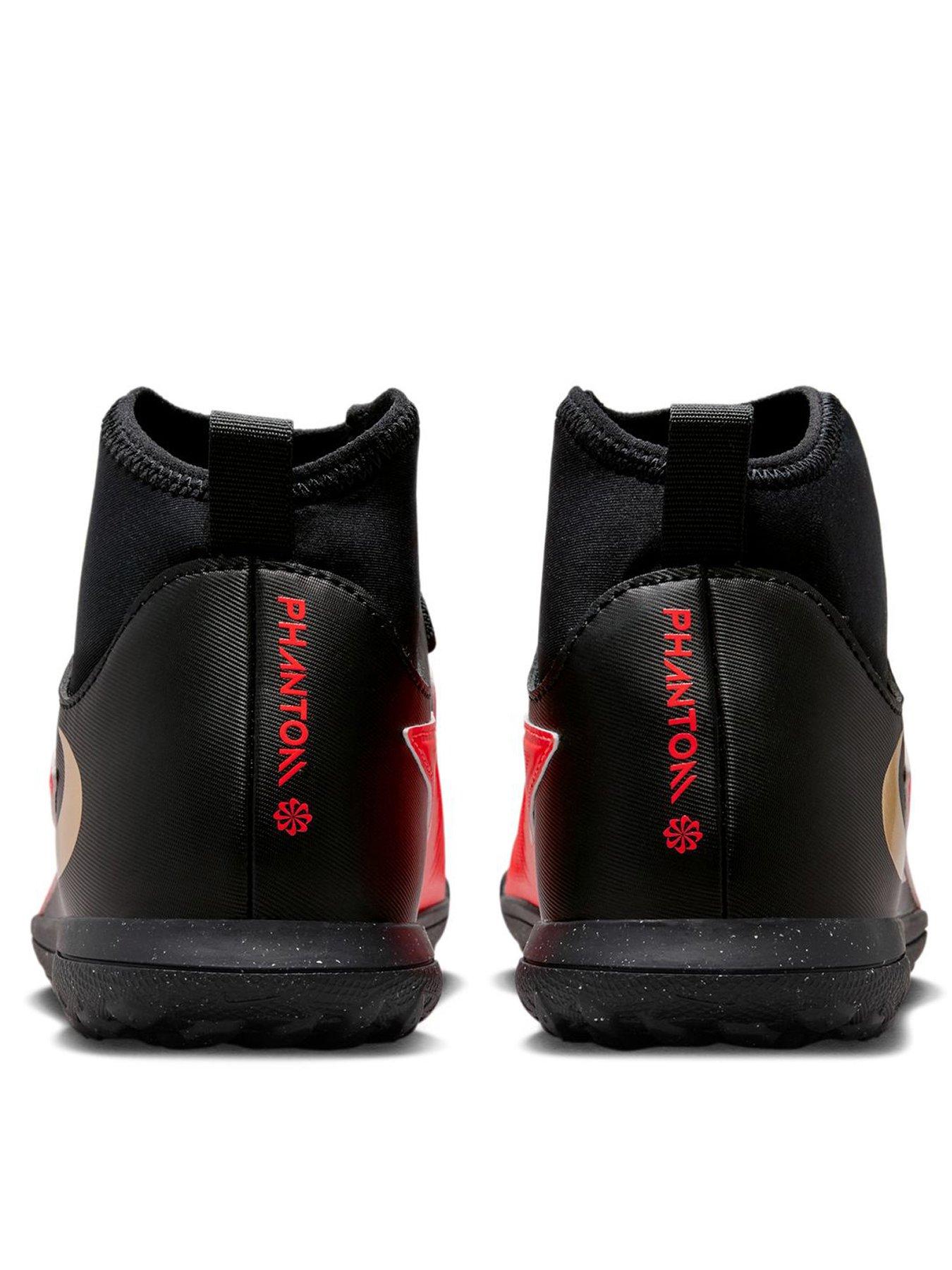 Image 3 of 7 of Nike Big Kids' Phantom 6 High Club Astro Turf Football Boots - Black