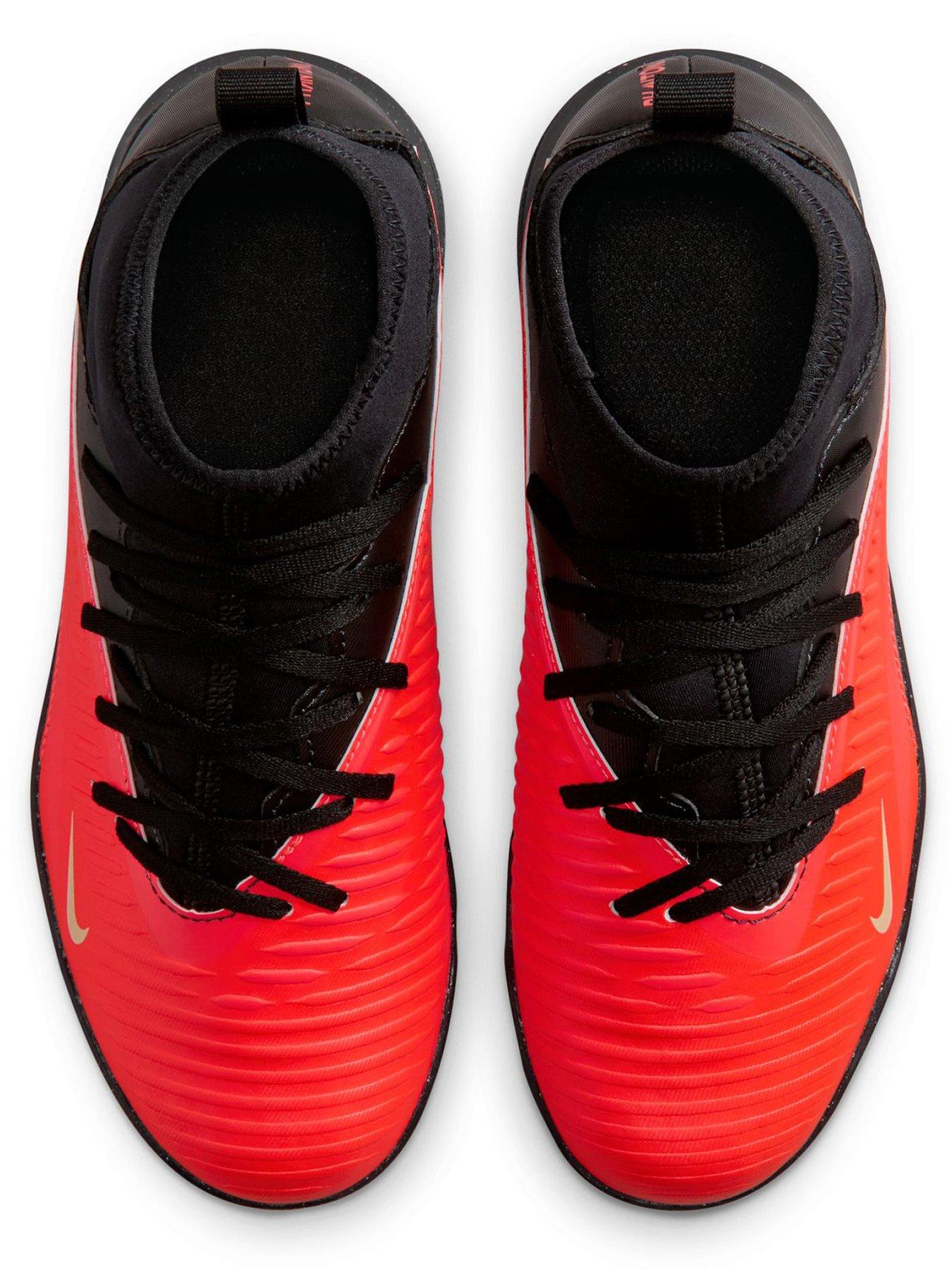 Image 4 of 7 of Nike Big Kids' Phantom 6 High Club Astro Turf Football Boots - Black