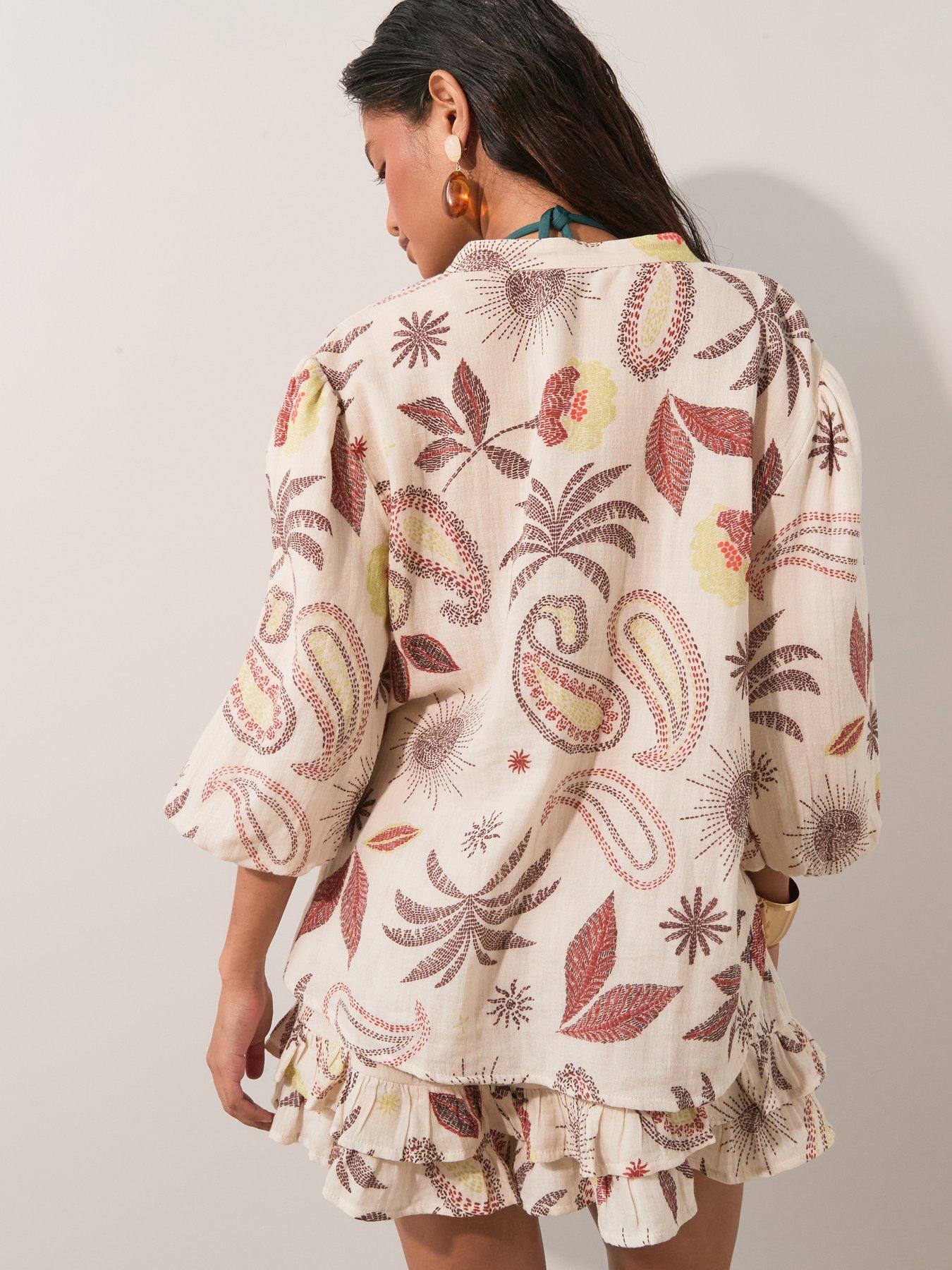 Image 2 of 6 of The Very Collection Tropic Beach Shirt - Multi