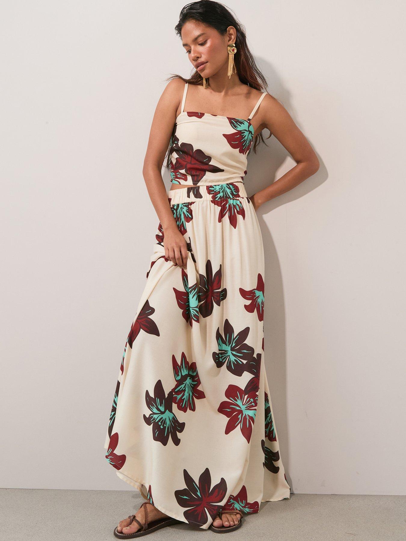 The Very Collection Wide Maxi Beach Skirt - Multi
