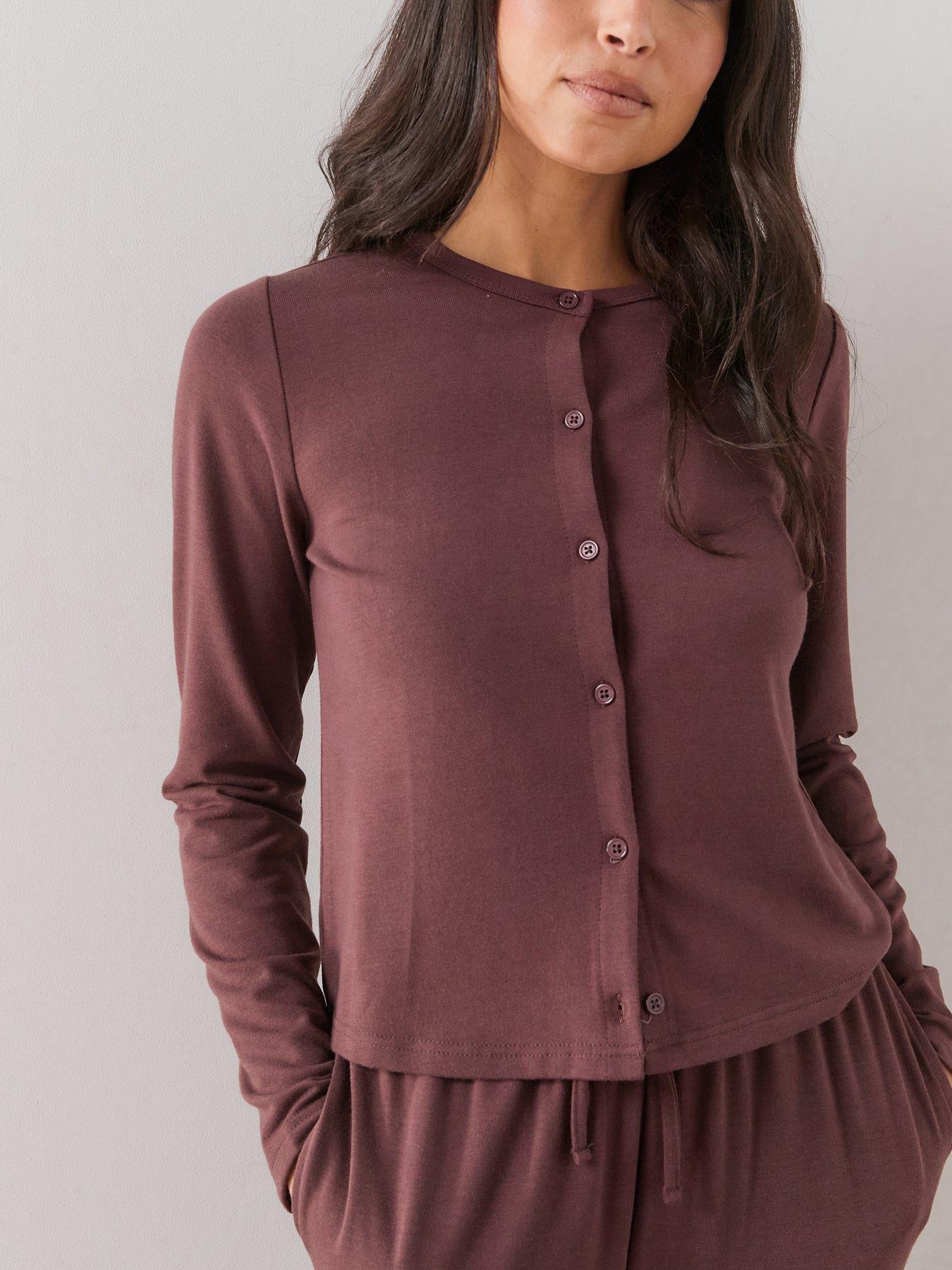 Image 5 of 7 of The Very Collection Loungewear Set - Brown