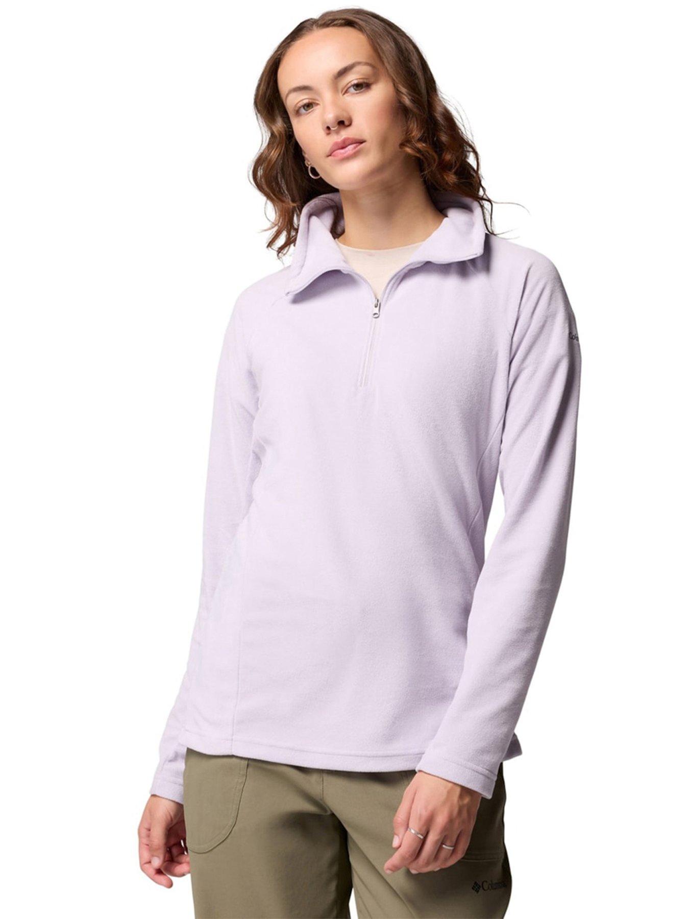 Columbia Womens Glacial 1/2 Zip Fleece - Lilac