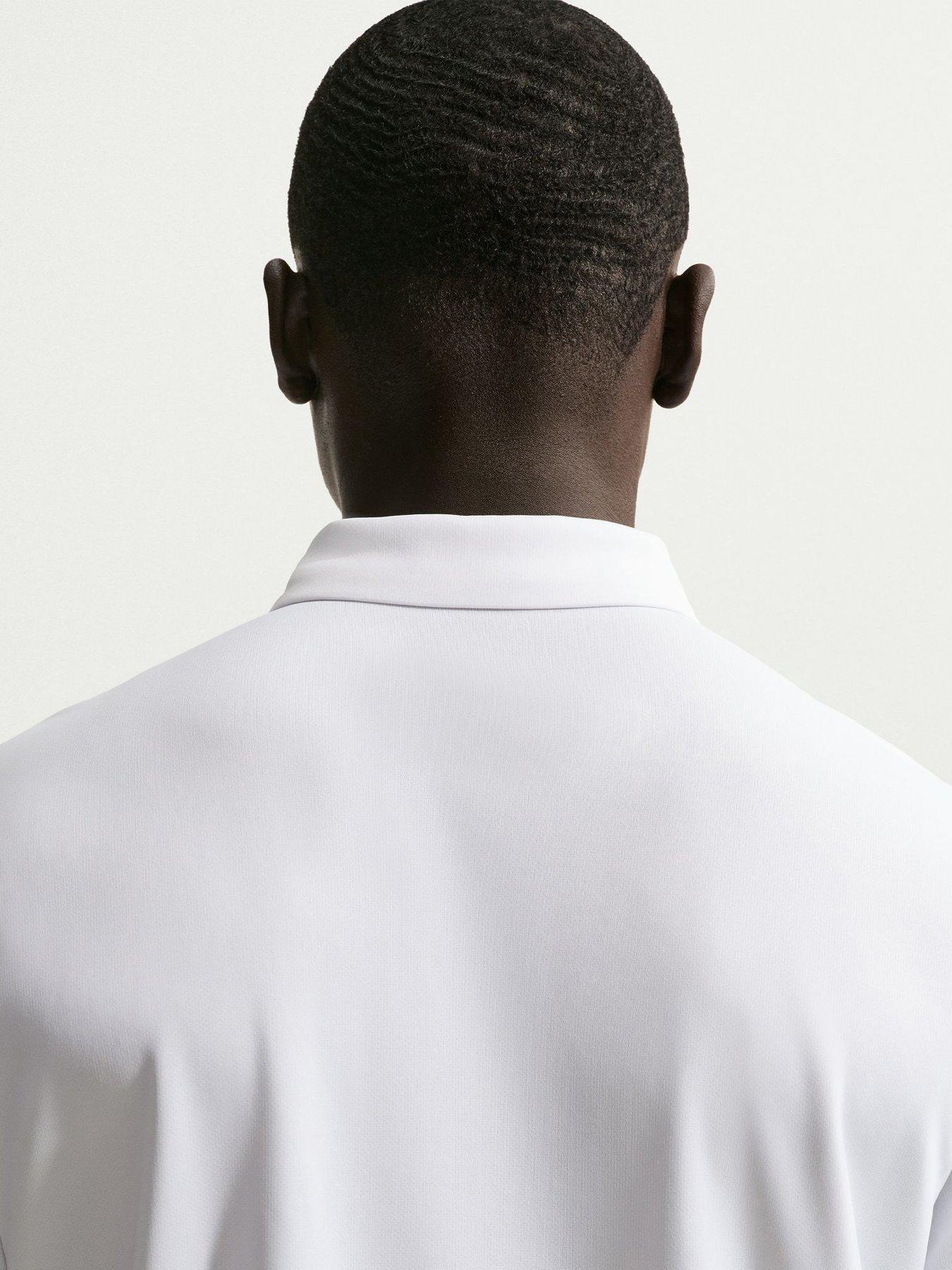 Image 5 of 5 of Nike Mens Tennis Court Dri-FIT Polo - White/Black