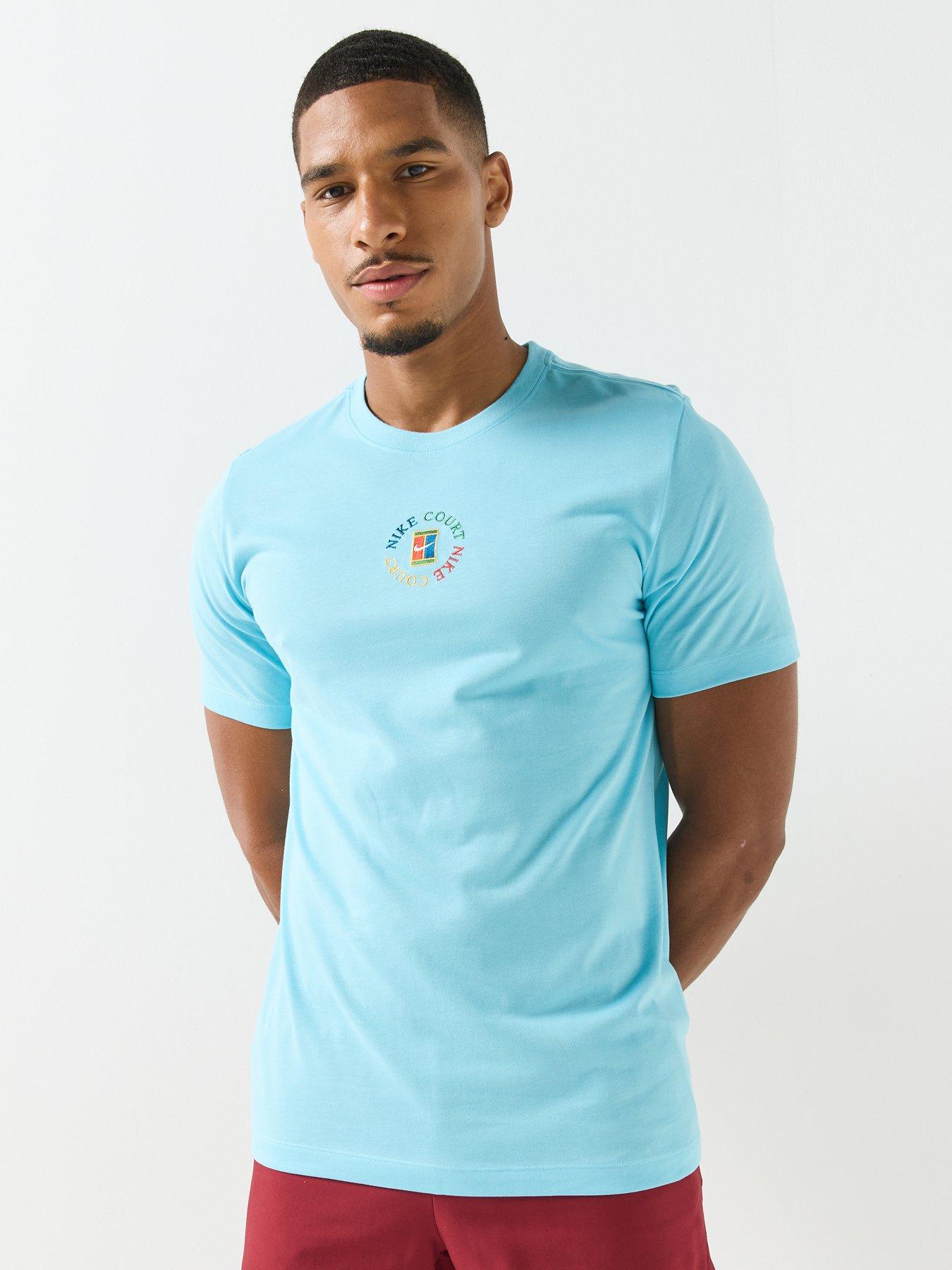 Nike Mens Tennis Court Dri-Fit T-Shirt - Blue