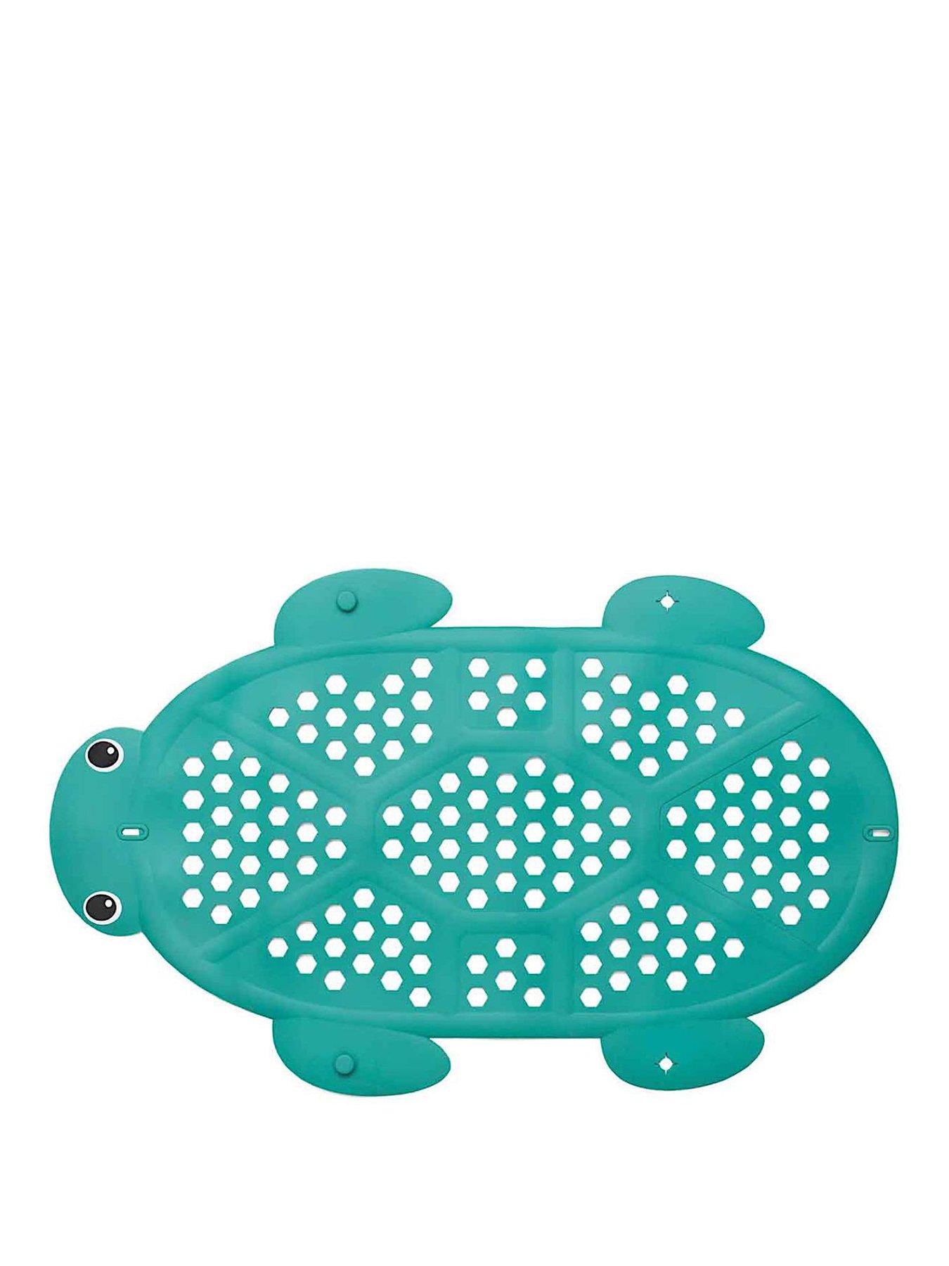  image of infantino-2-in-1-bath-mat-basket-turtle