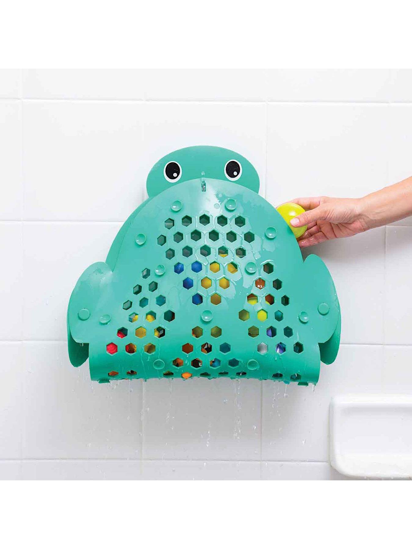  image of infantino-2-in-1-bath-mat-basket-turtle