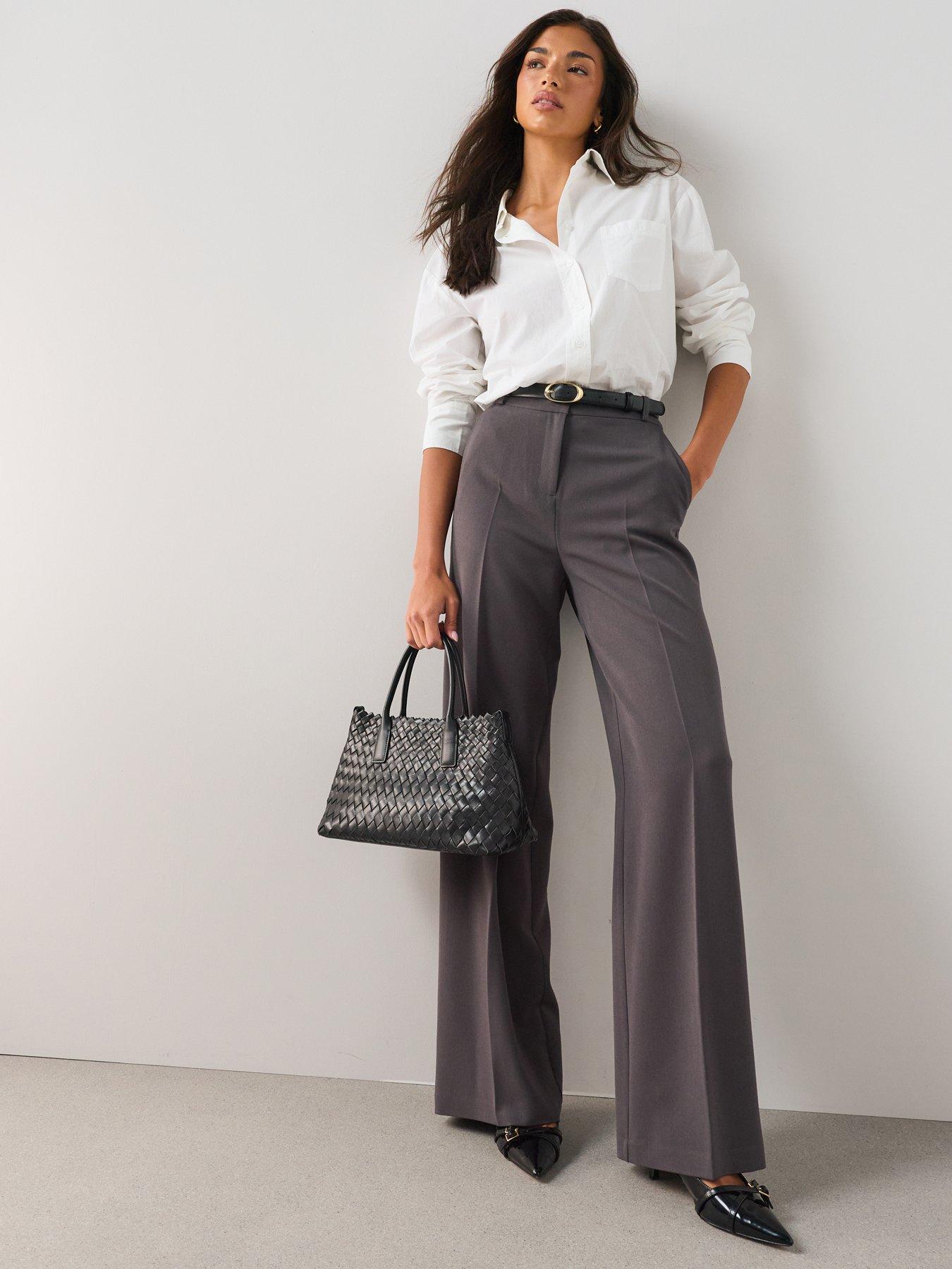 The Very Collection Petite Wide Leg Trouser