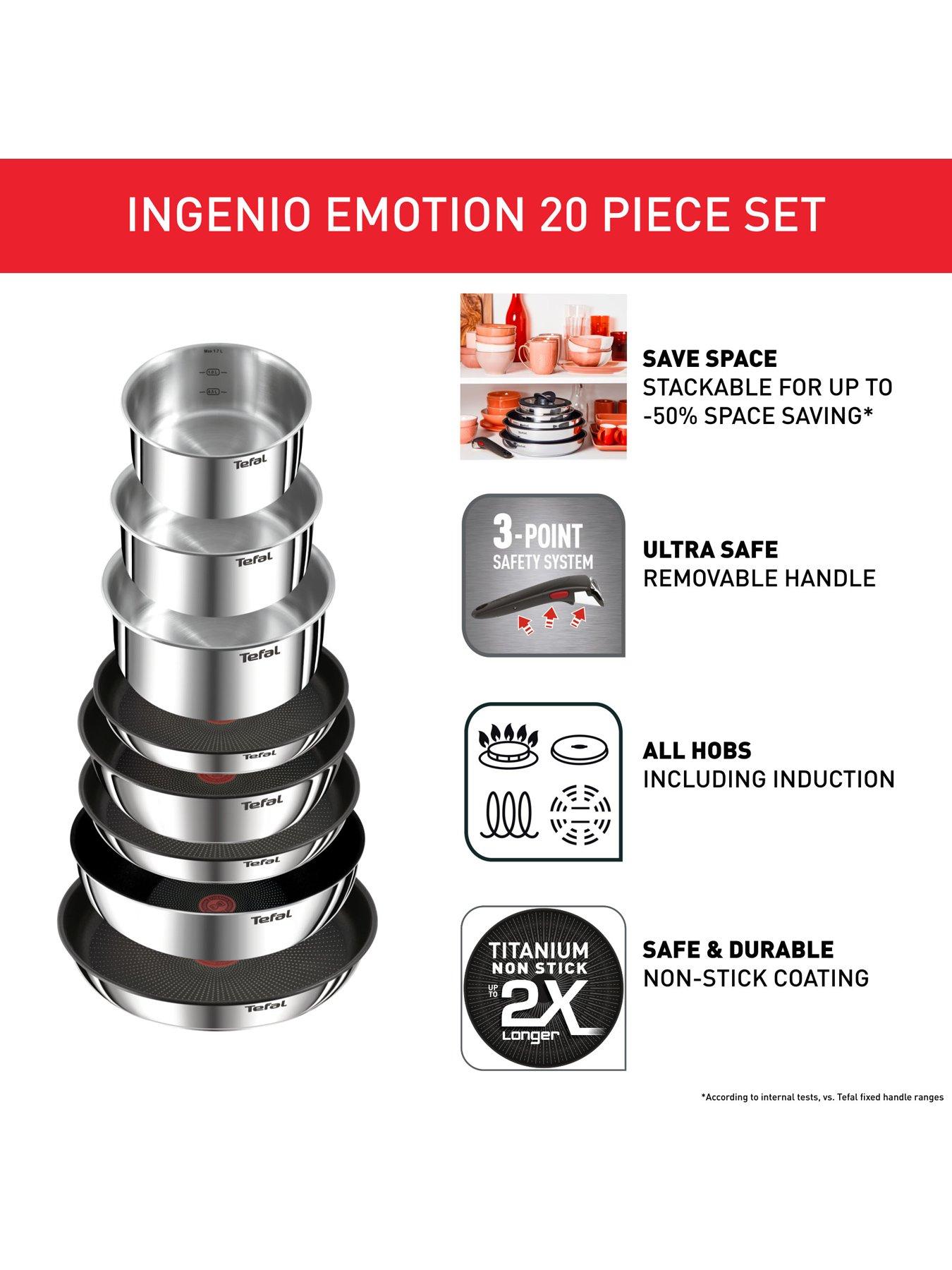 Image 4 of 7 of Tefal Ingenio Emotion On 20pc Set