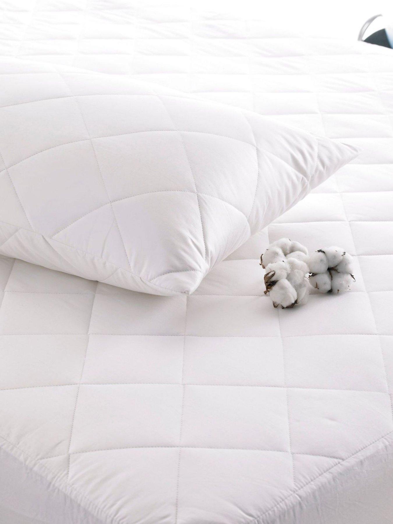 Image 1 of 3 of The Fine Bedding Company Deep Fill Breathable Cotton Mattress Protector
