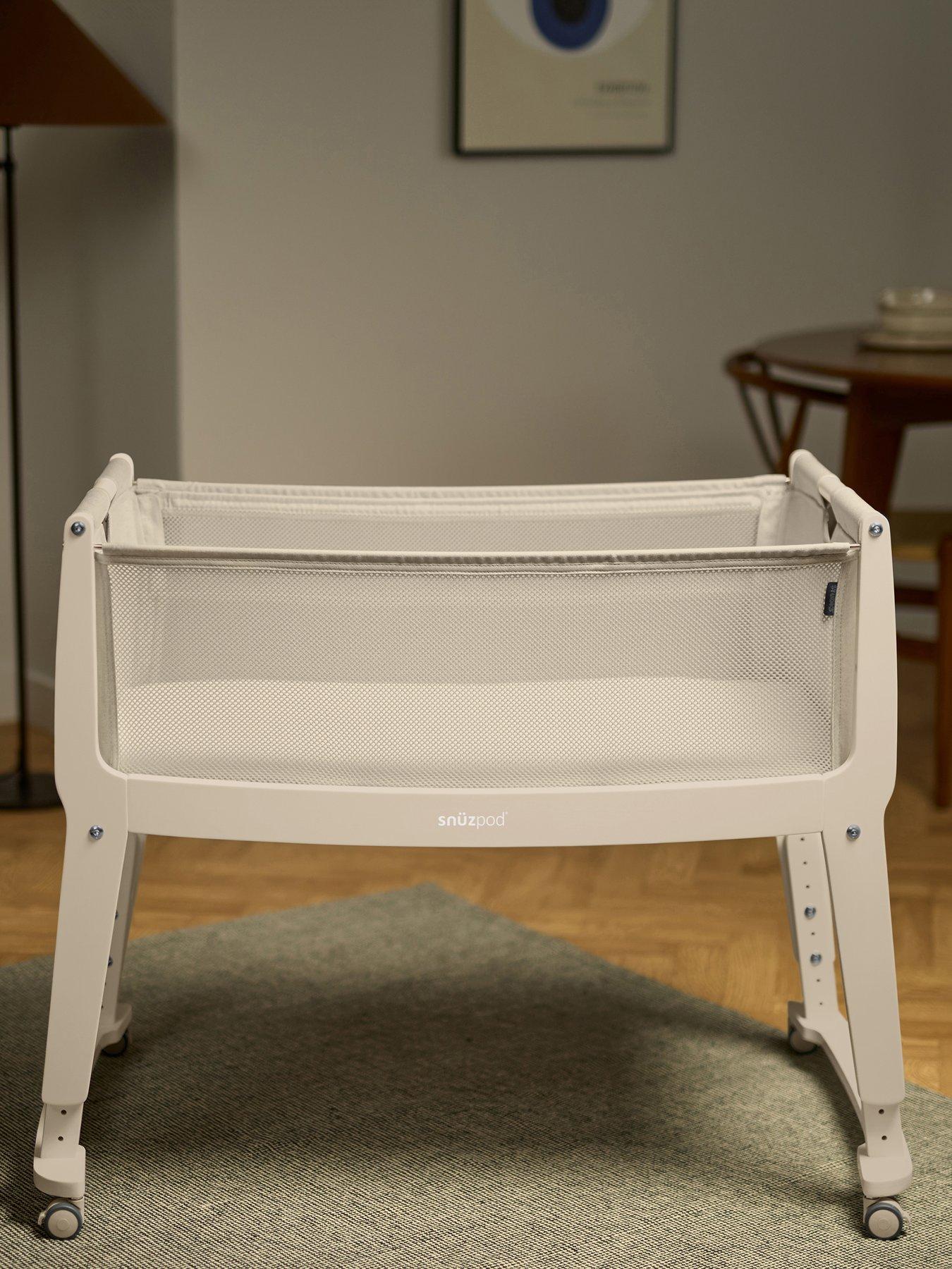  image of snuz-snuzpod-studio-bedside-crib-cashmere