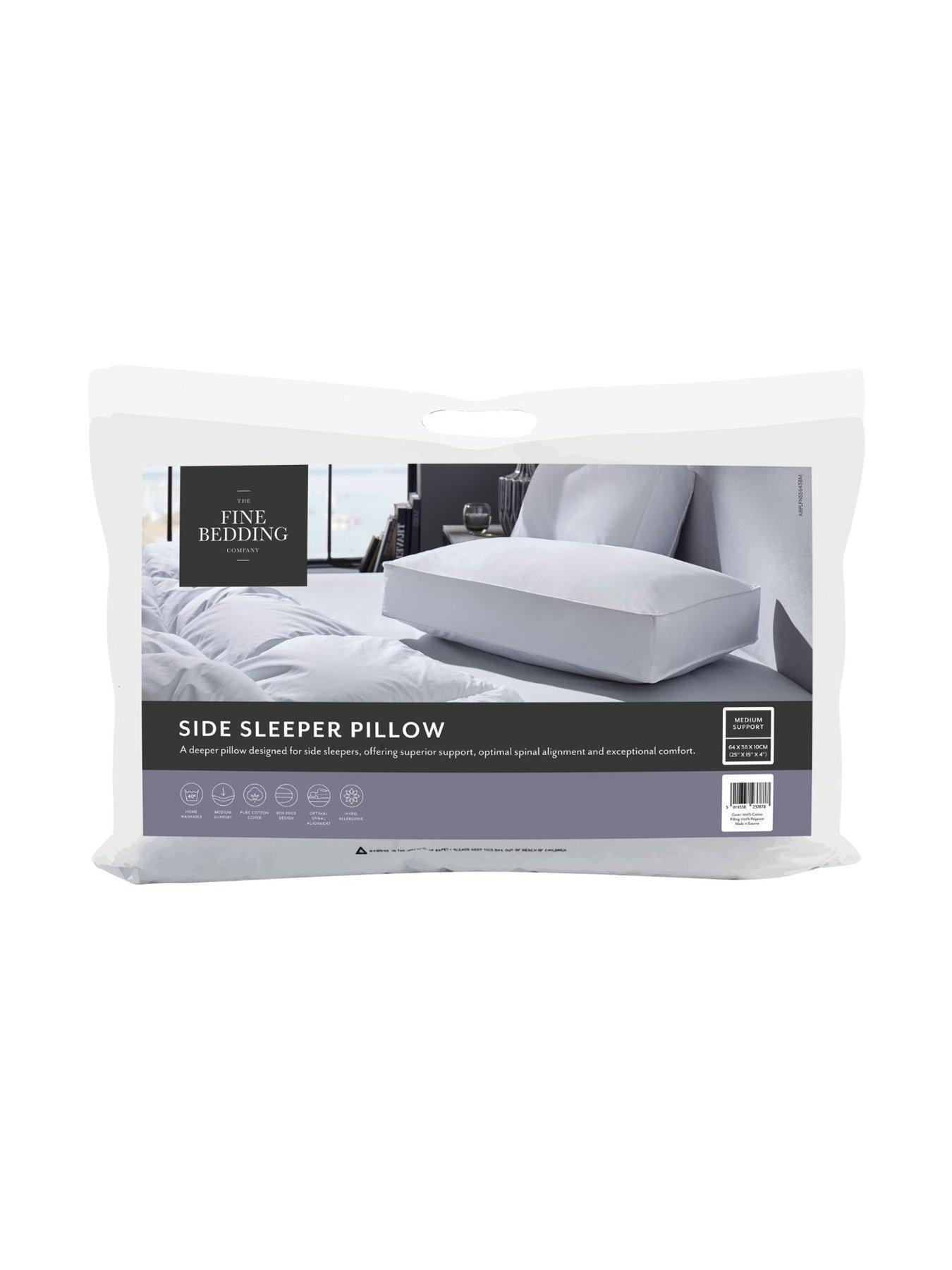  image of the-fine-bedding-company-side-sleeper-medium-support-pillow