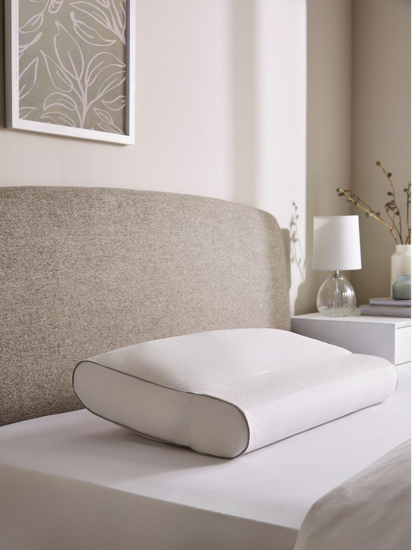 The Fine Bedding Company Cooling Head  &  Neck Memory Foam Pillow