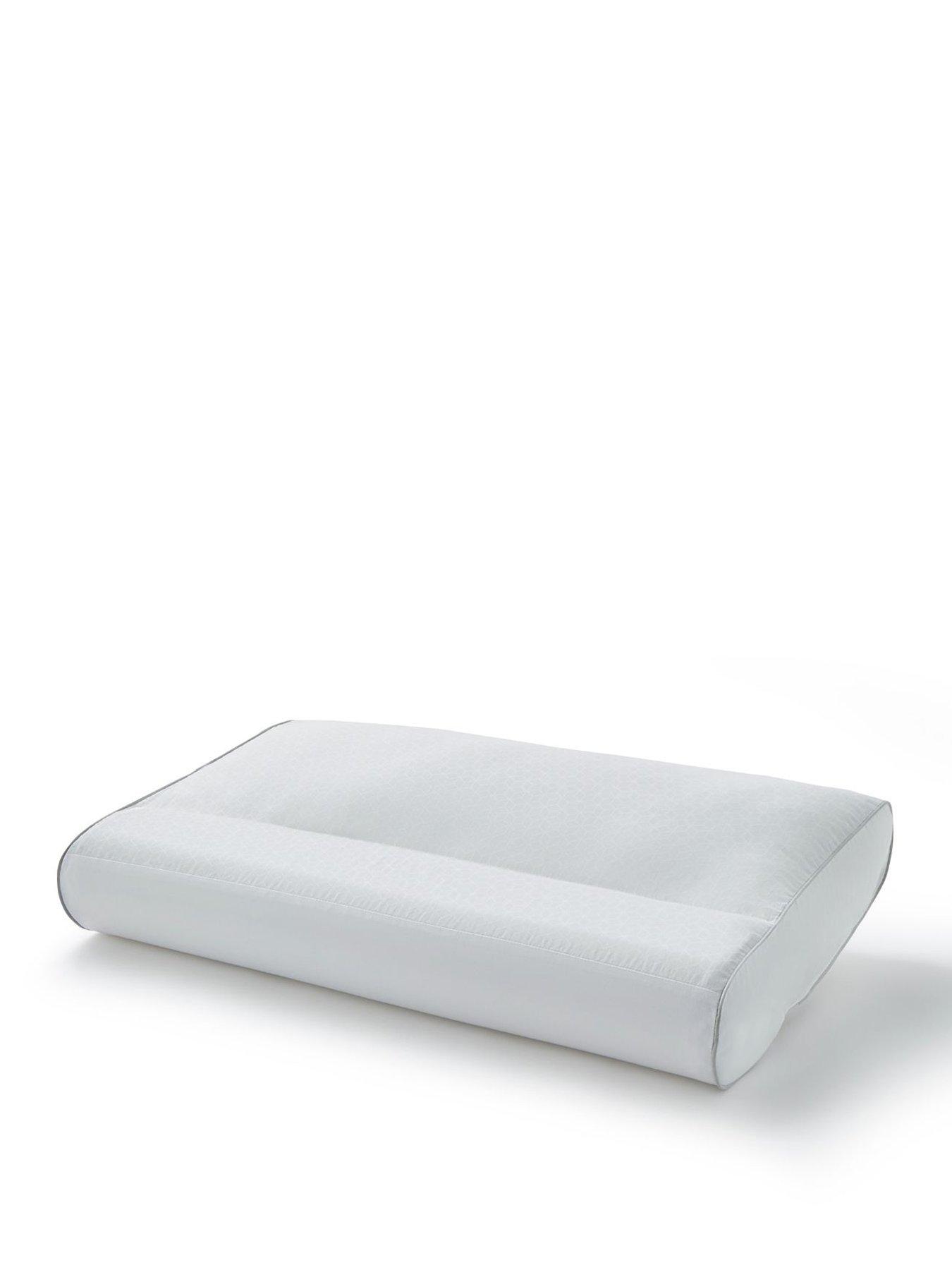 Image 2 of 5 of The Fine Bedding Company Cooling Head &amp; Neck Memory Foam Pillow