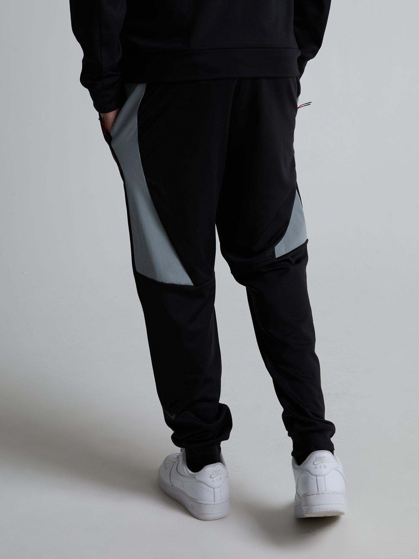 Image 2 of 5 of Zavetti Canada Viarello Cuffed Poly Fleece Joggers - Black