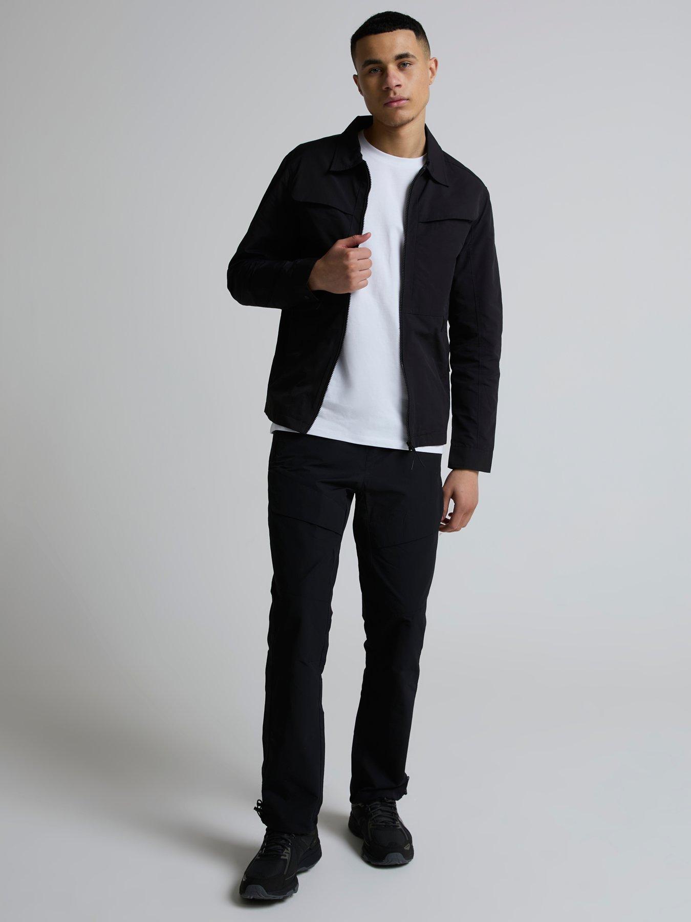 Image 3 of 5 of Alessandro Zavetti Flotiro Tech Woven Overshirt - Black