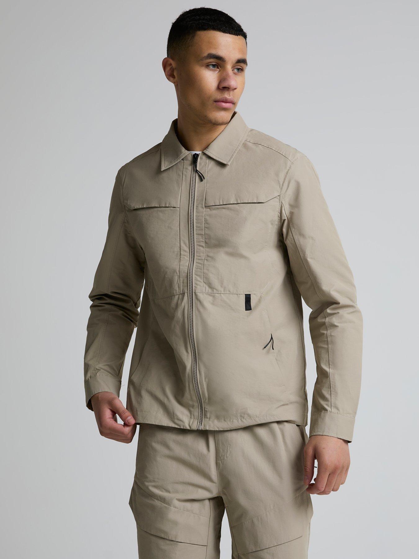 alessandro-zavetti-flotiro-tech-woven-overshirt-beige