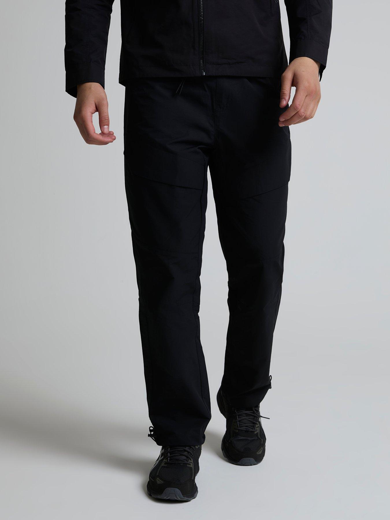 Image 4 of 5 of Alessandro Zavetti Florenzi 2.0 Woven Cargo Belt Detail Straight Fit Trousers - Black