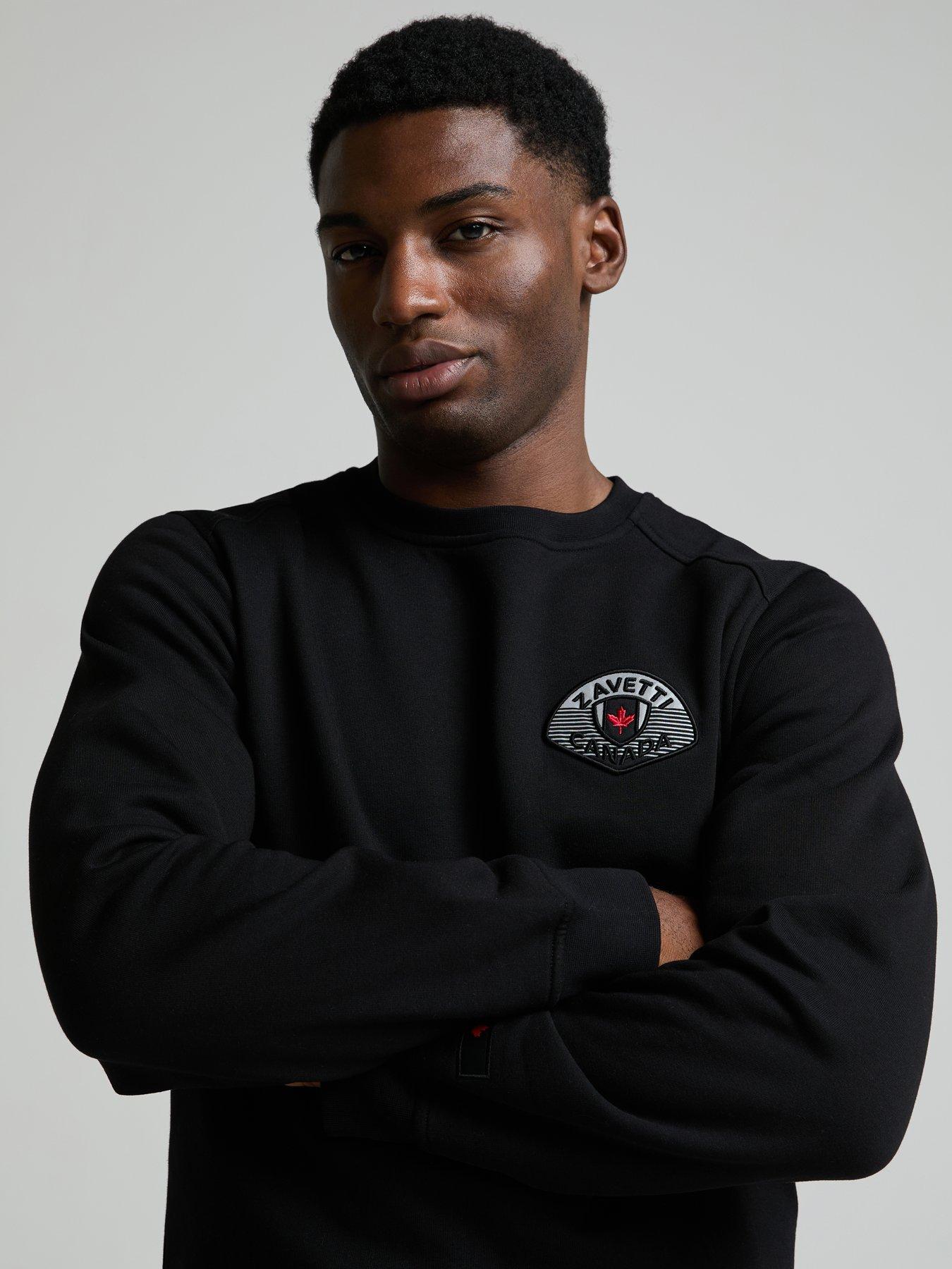 Image 4 of 5 of Zavetti Canada Zavetti Canada Botticini Compatto Small Left Chest Logo Sweatshirt