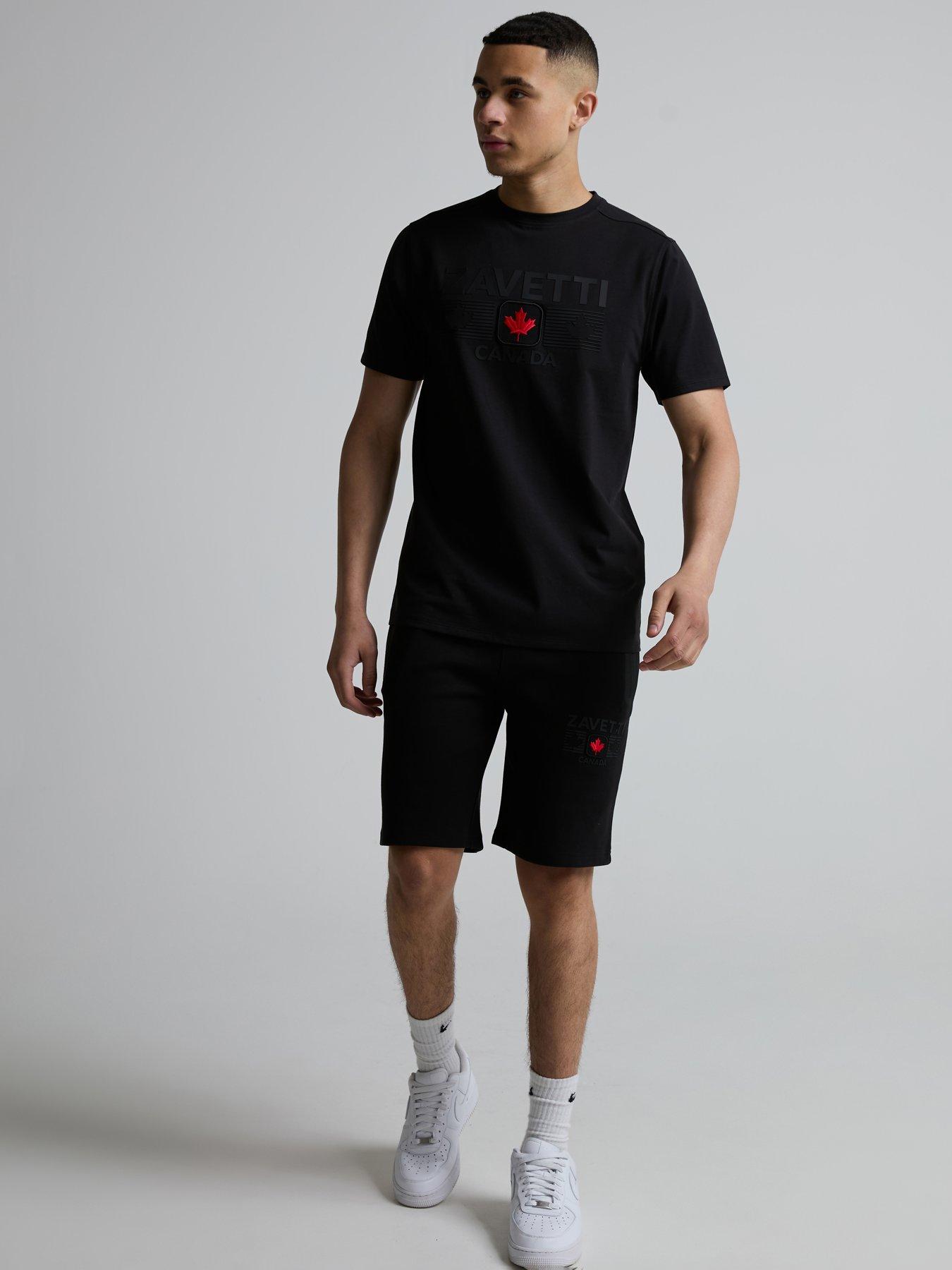  image of zavetti-canada-viarello-t-shirt-black