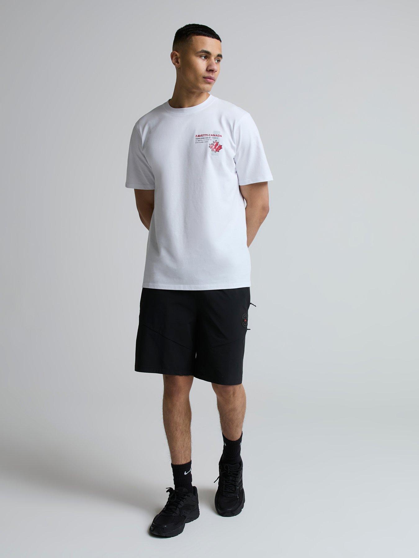Image 3 of 5 of Zavetti Canada Alonso Back Graphic T-Shirt - White