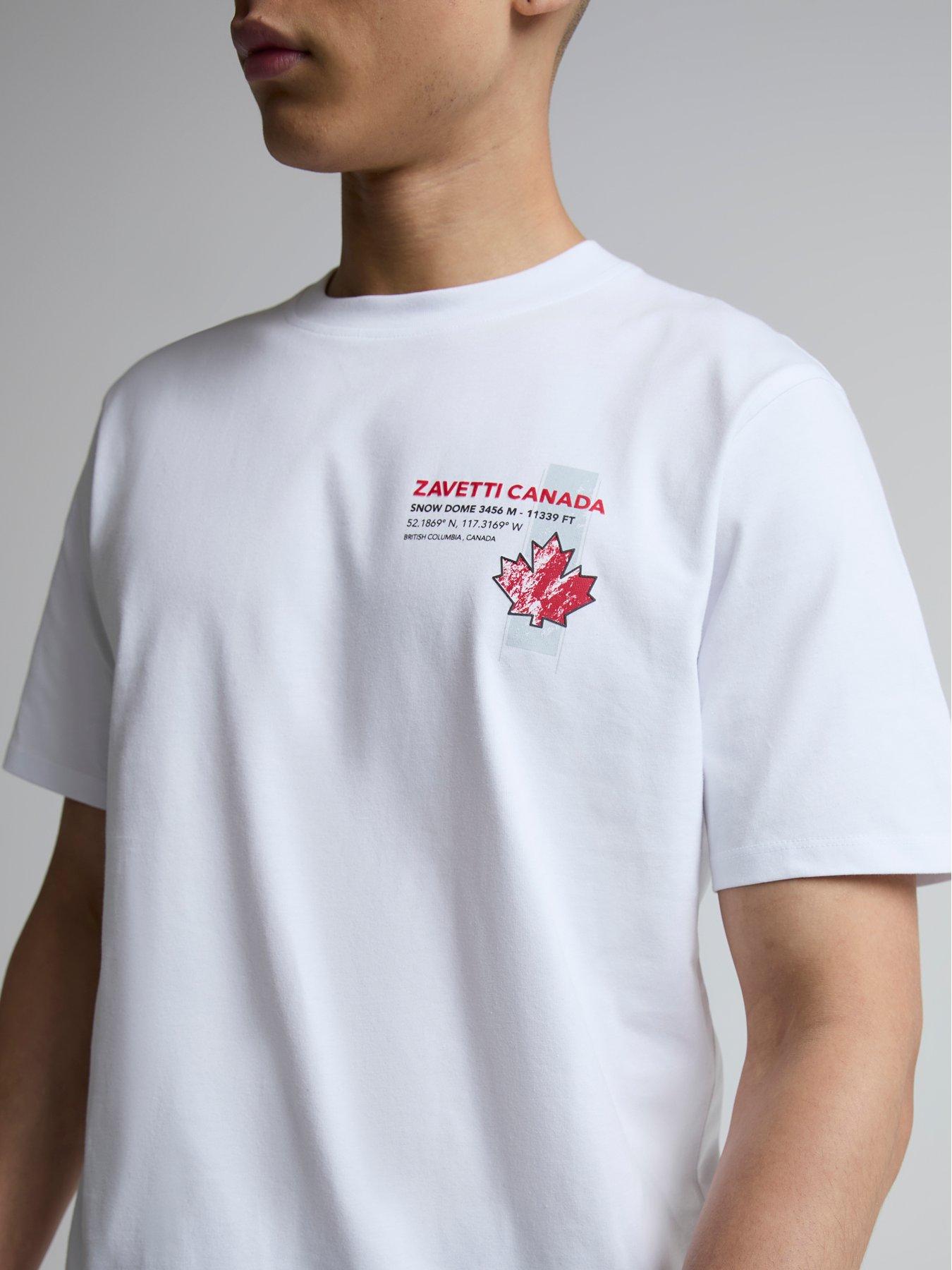 Image 5 of 5 of Zavetti Canada Alonso Back Graphic T-Shirt - White