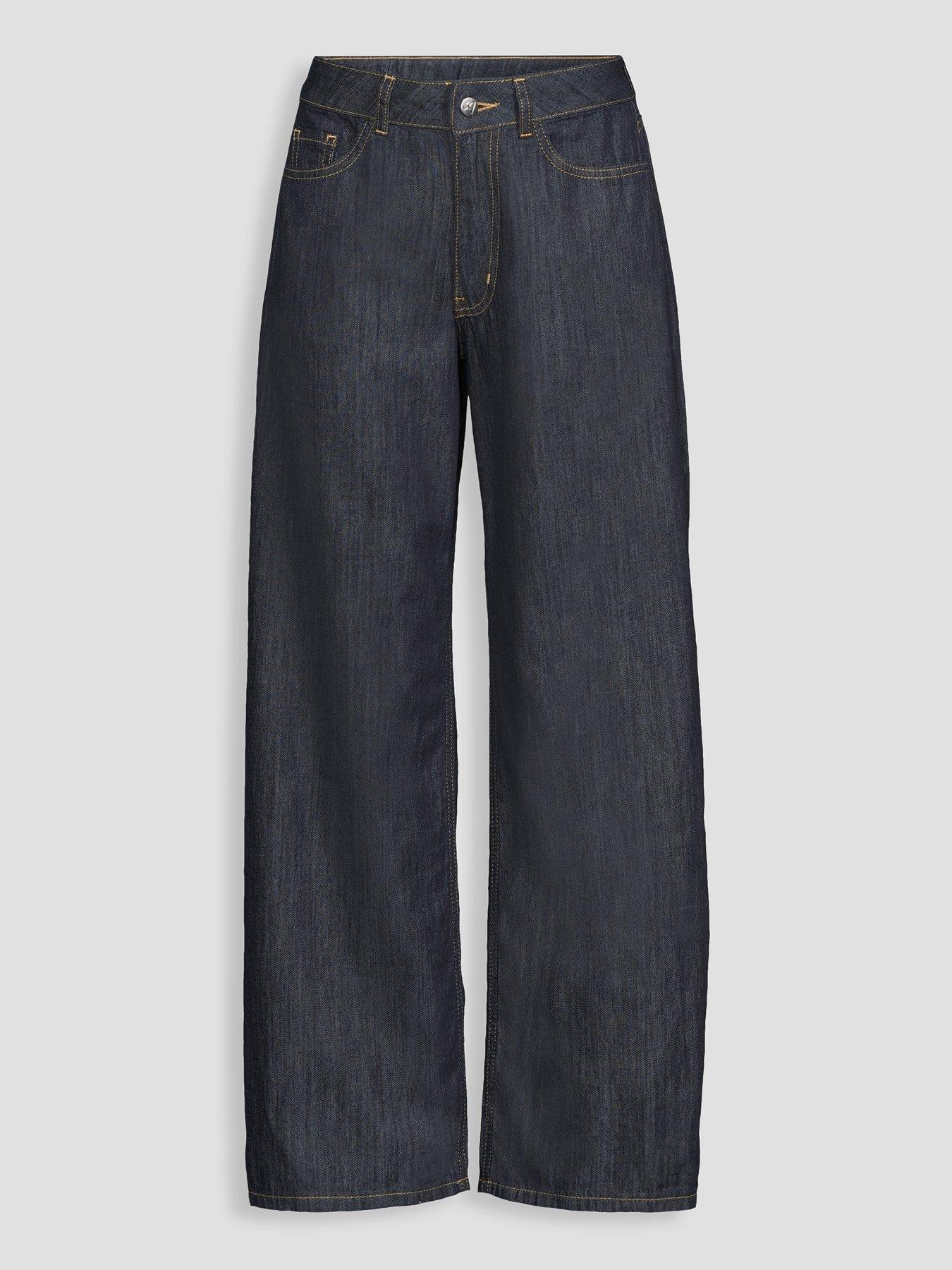 Image 7 of 7 of The Very Collection High Waist Wide Leg Jeans - Rinse Wash