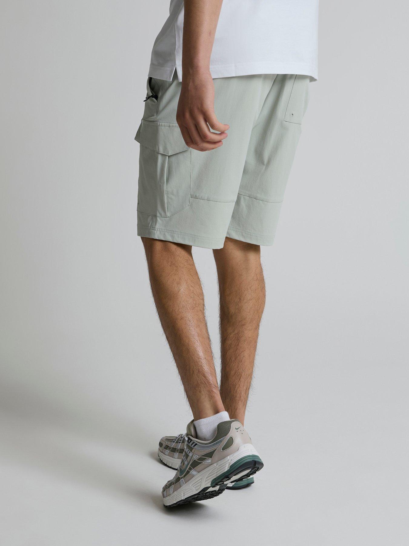  image of alessandro-zavetti-ultizzi-woven-tech-shorts-grey