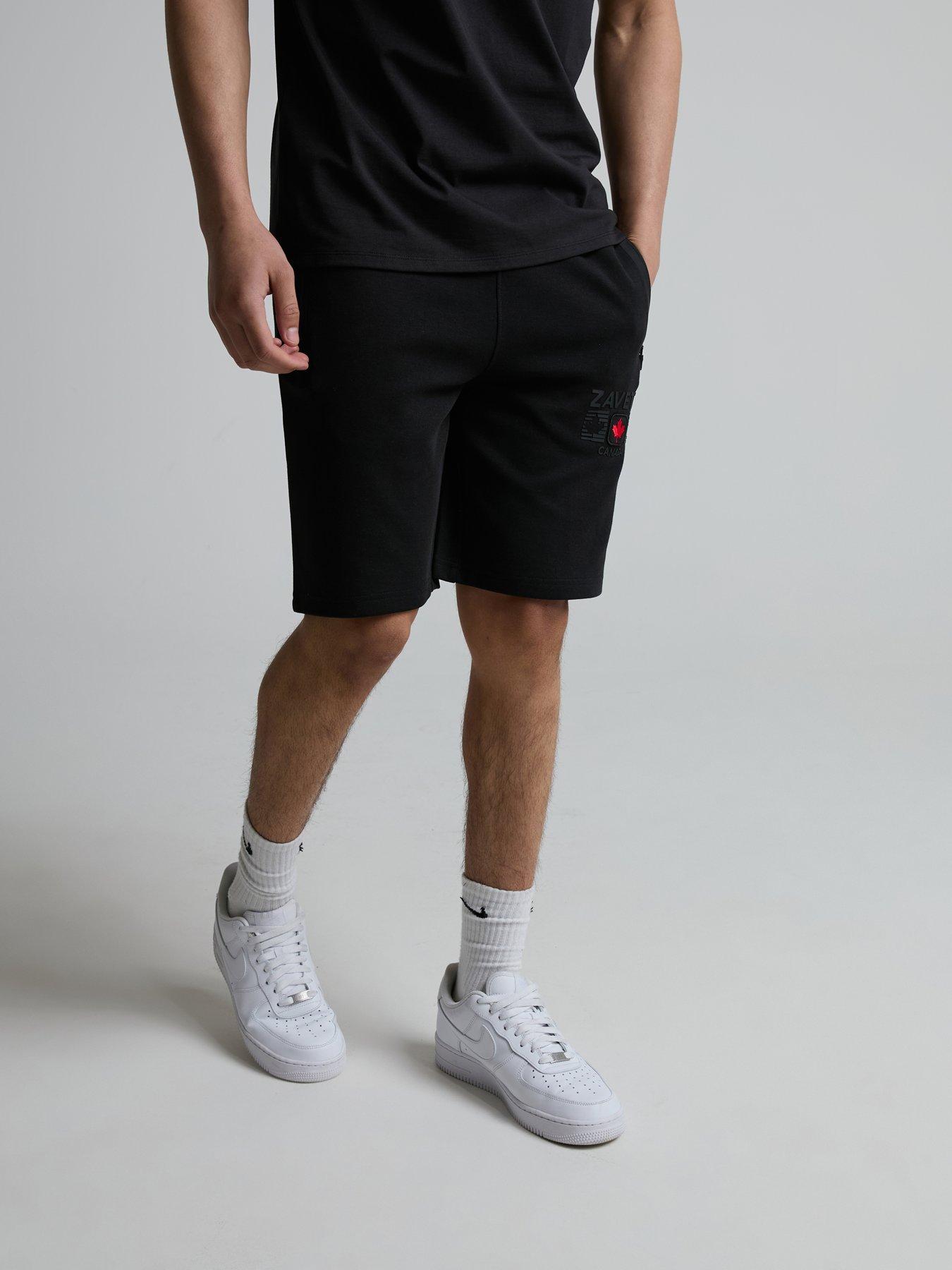  image of zavetti-canada-viarello-colour-block-shorts