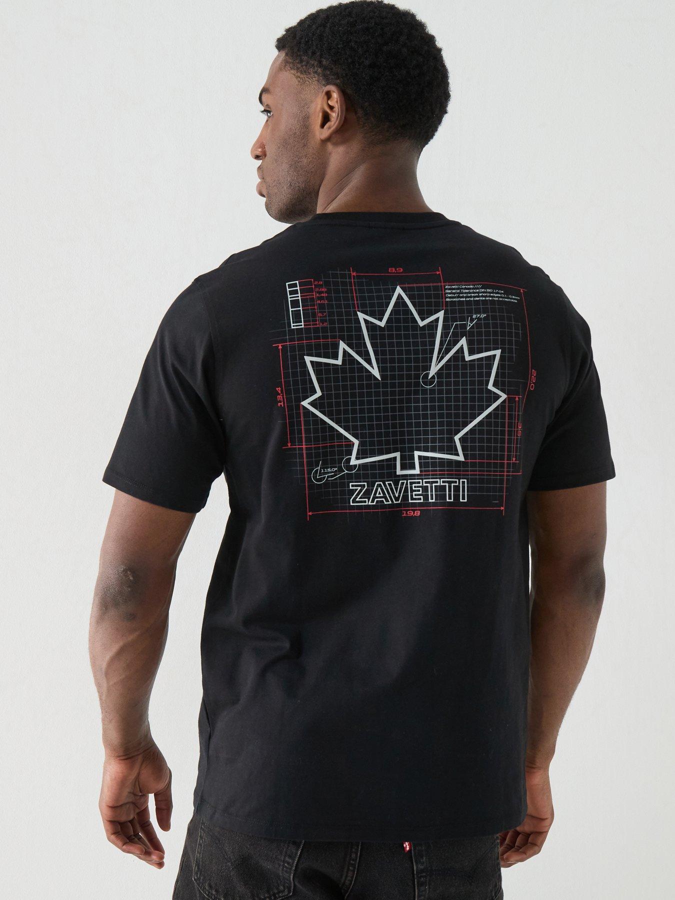 Zavetti Canada Kimatio Back Graphic T-Shirt - Black
