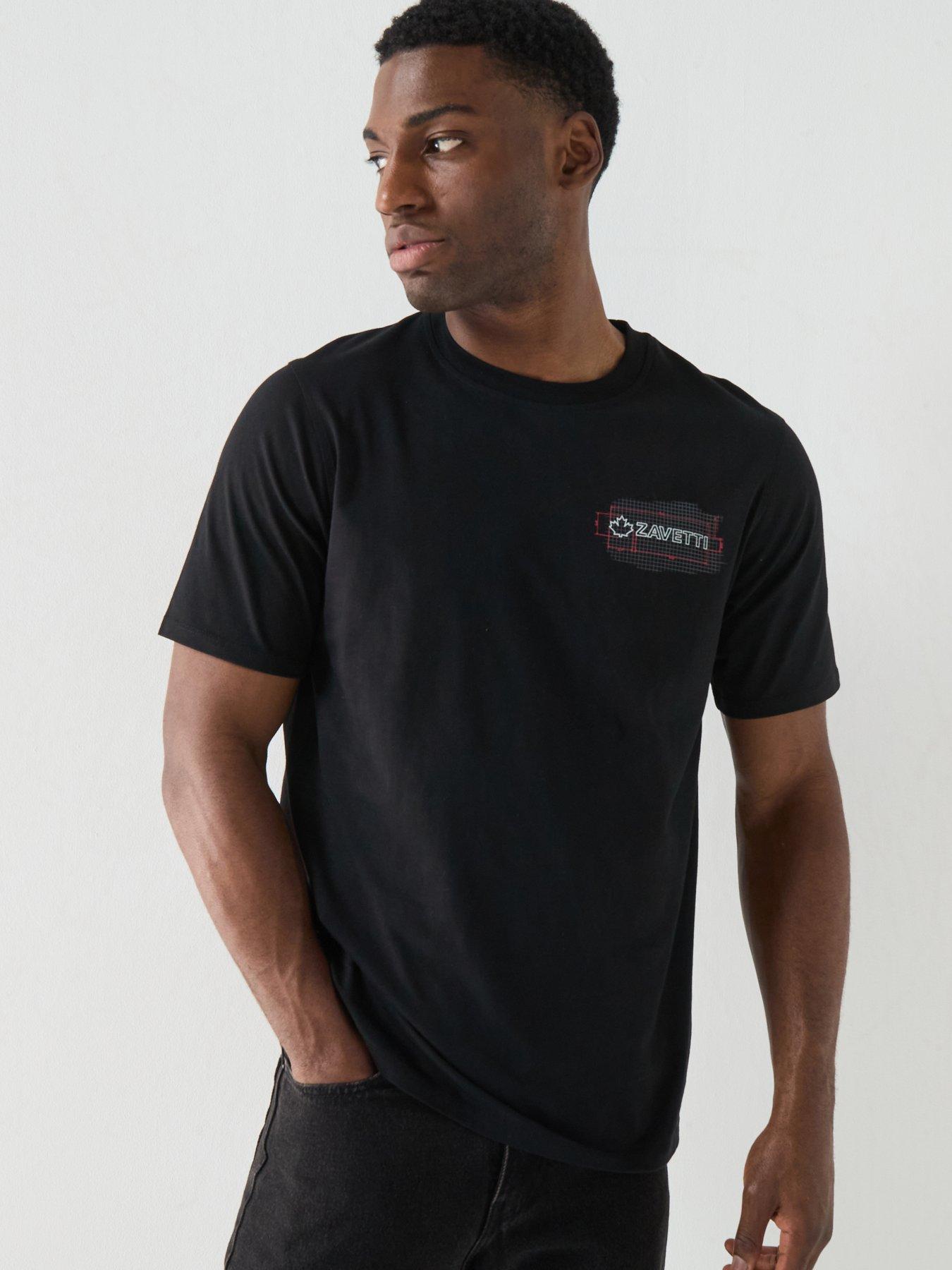 Image 2 of 5 of Zavetti Canada Kimatio Back Graphic T-Shirt - Black