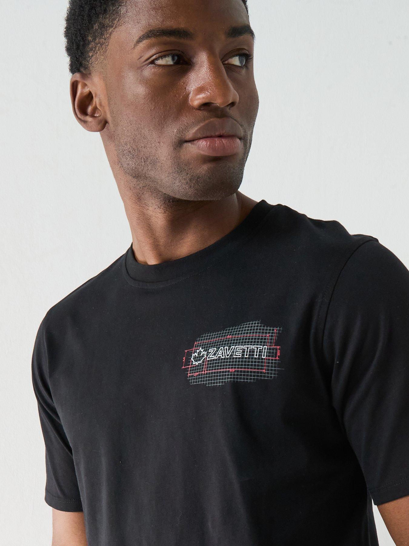 Image 4 of 5 of Zavetti Canada Kimatio Back Graphic T-Shirt - Black
