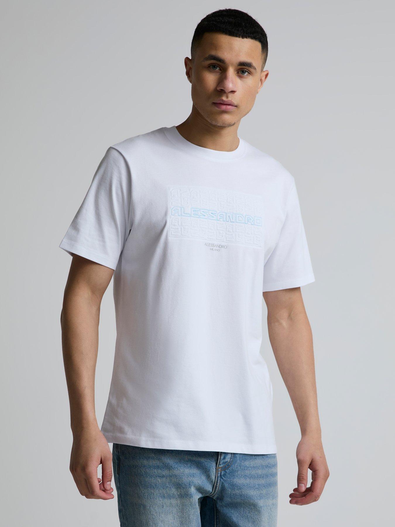 Alessandro Zavetti Alessandro Zavetti Ambro Embroidered Raised Patch Badge T-shirt