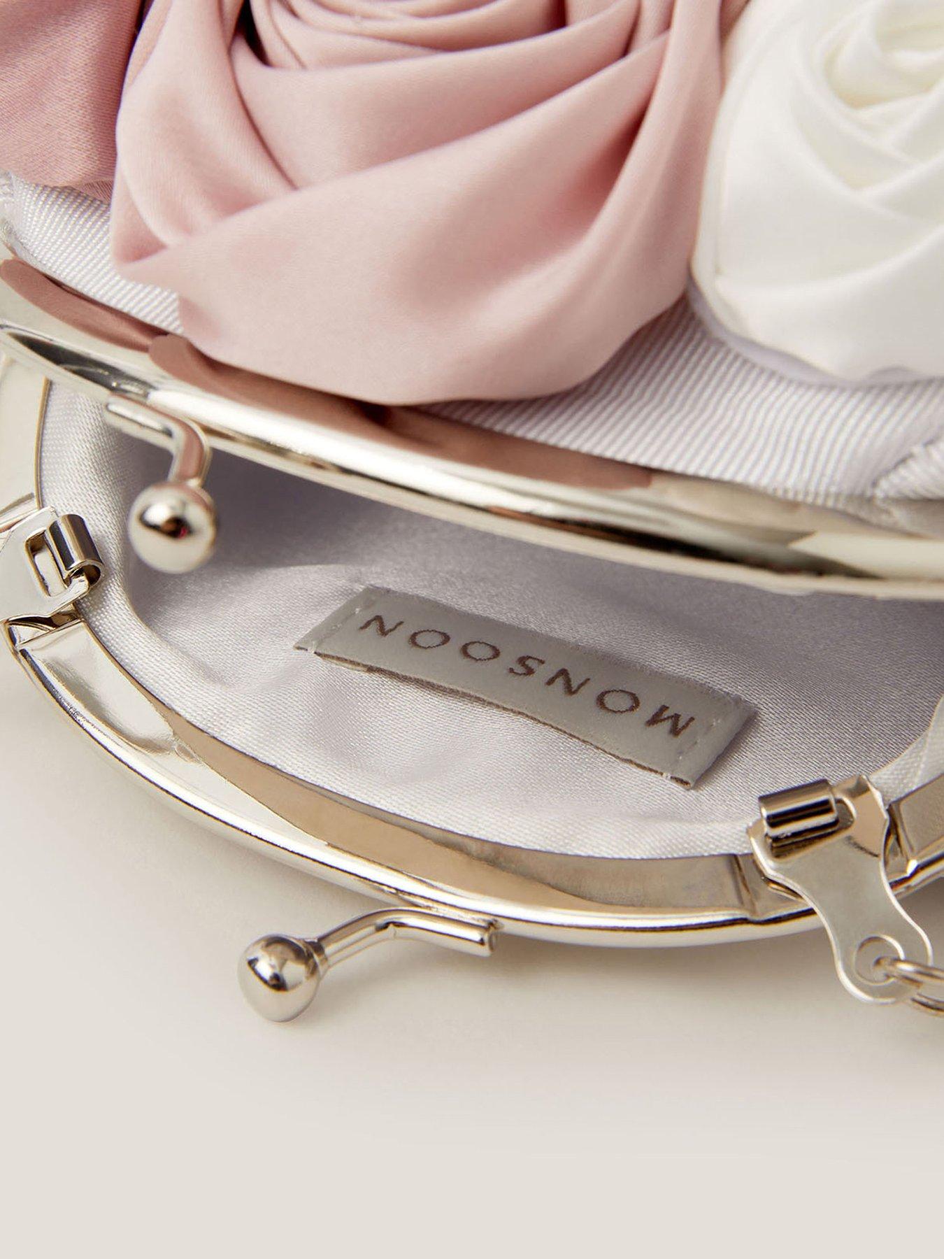  image of monsoon-girls-contrast-rosette-framebag-multi