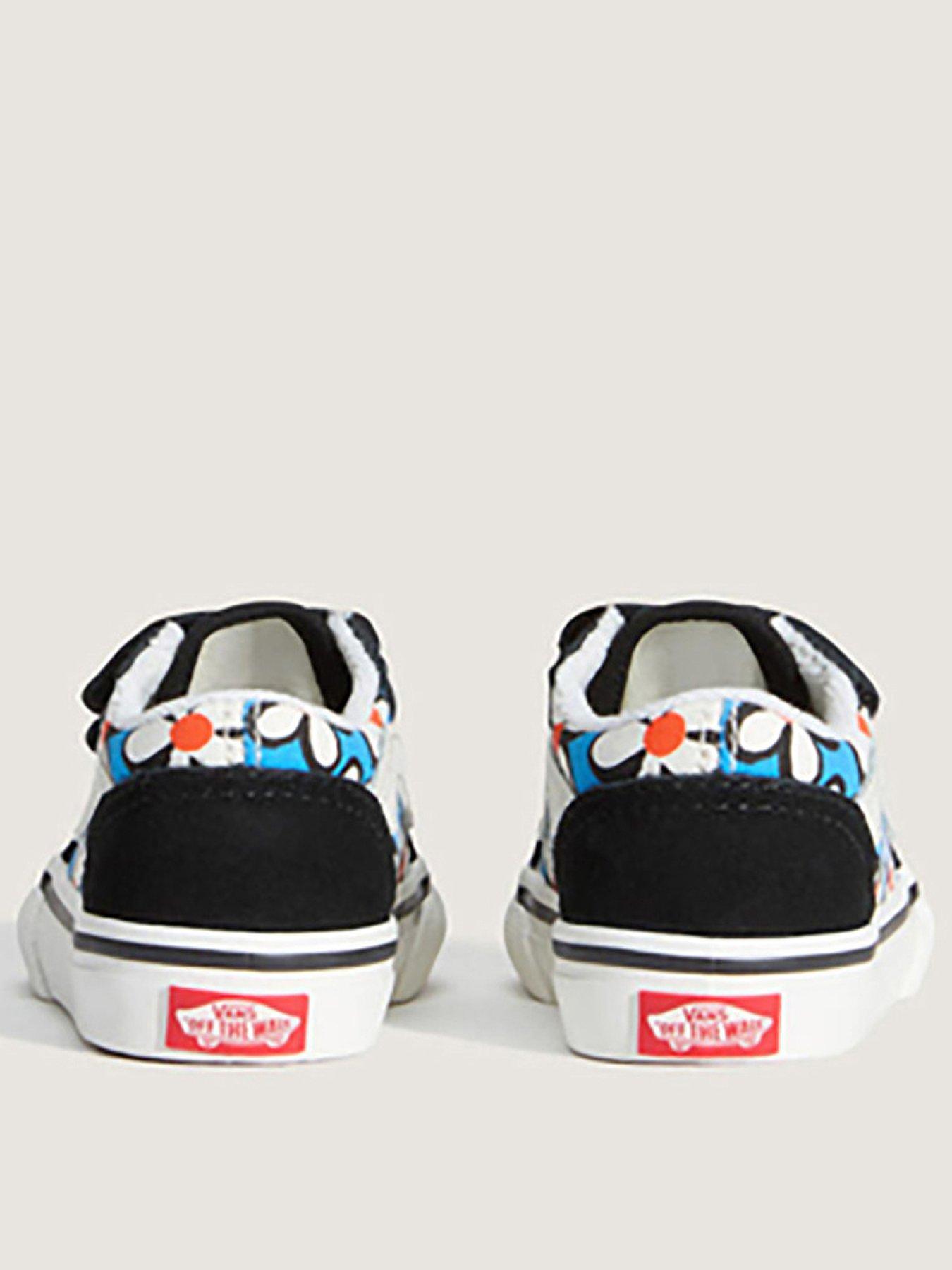  image of vans-infant-old-skool-blue-flower