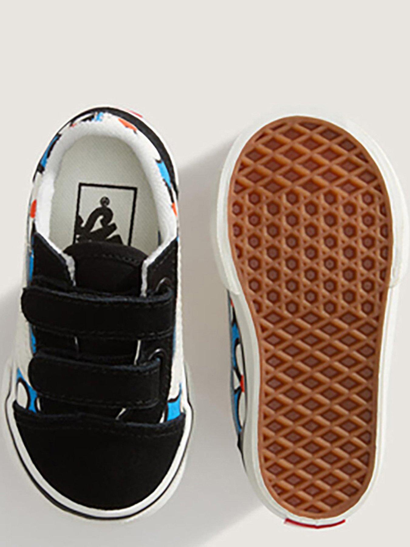  image of vans-infant-old-skool-blue-flower