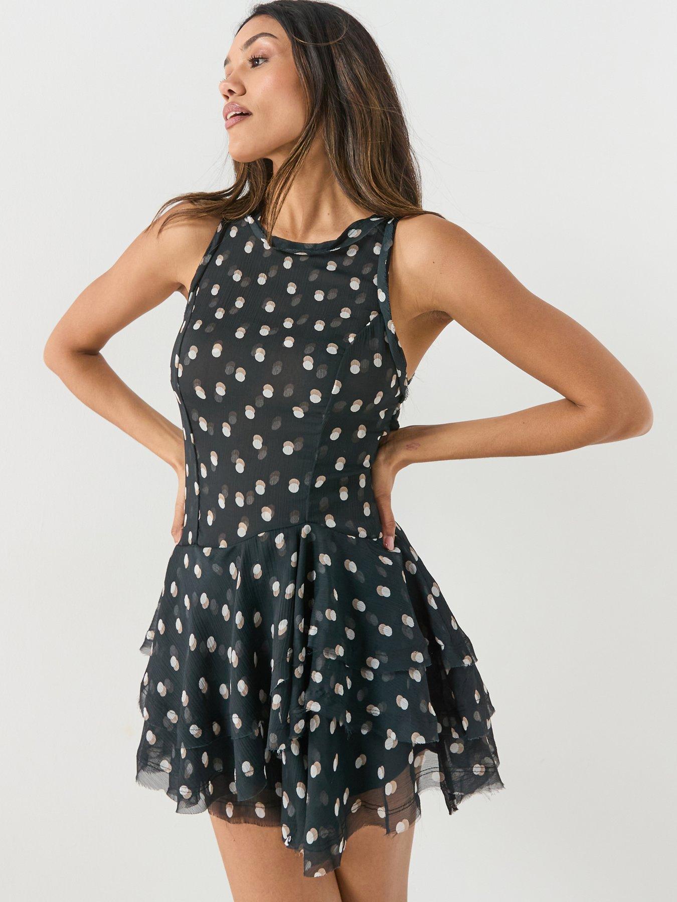 FREE PEOPLE Raven Printed Mini - Black