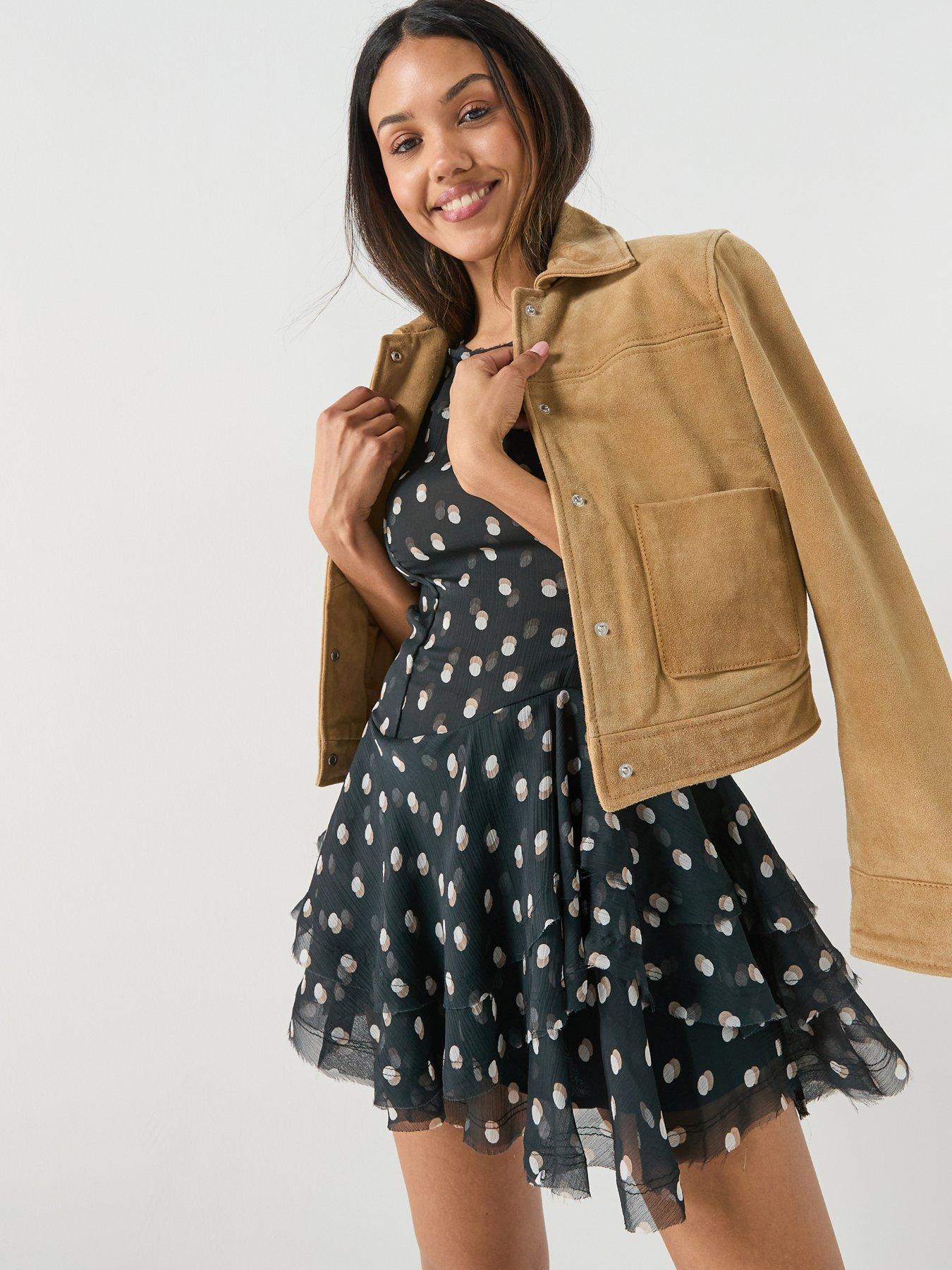 Image 6 of 6 of FREE PEOPLE Raven Printed Mini - Black
