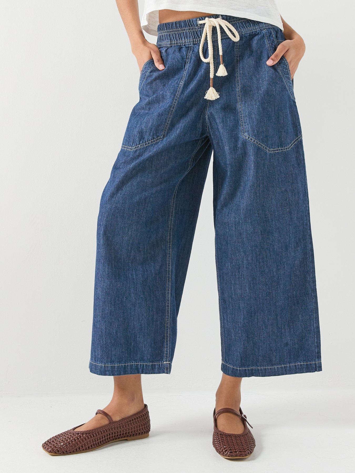 FREE PEOPLE Easy Peasy Pull On - Navy