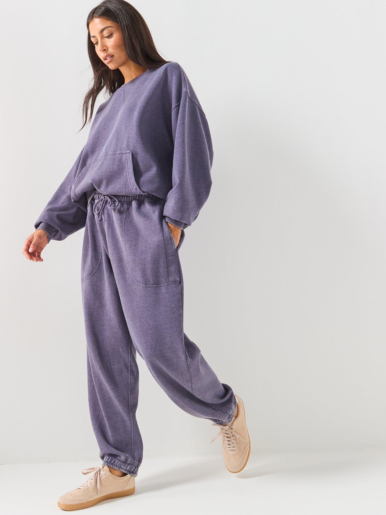  image of free-people-slow-it-down-jogger-indigo