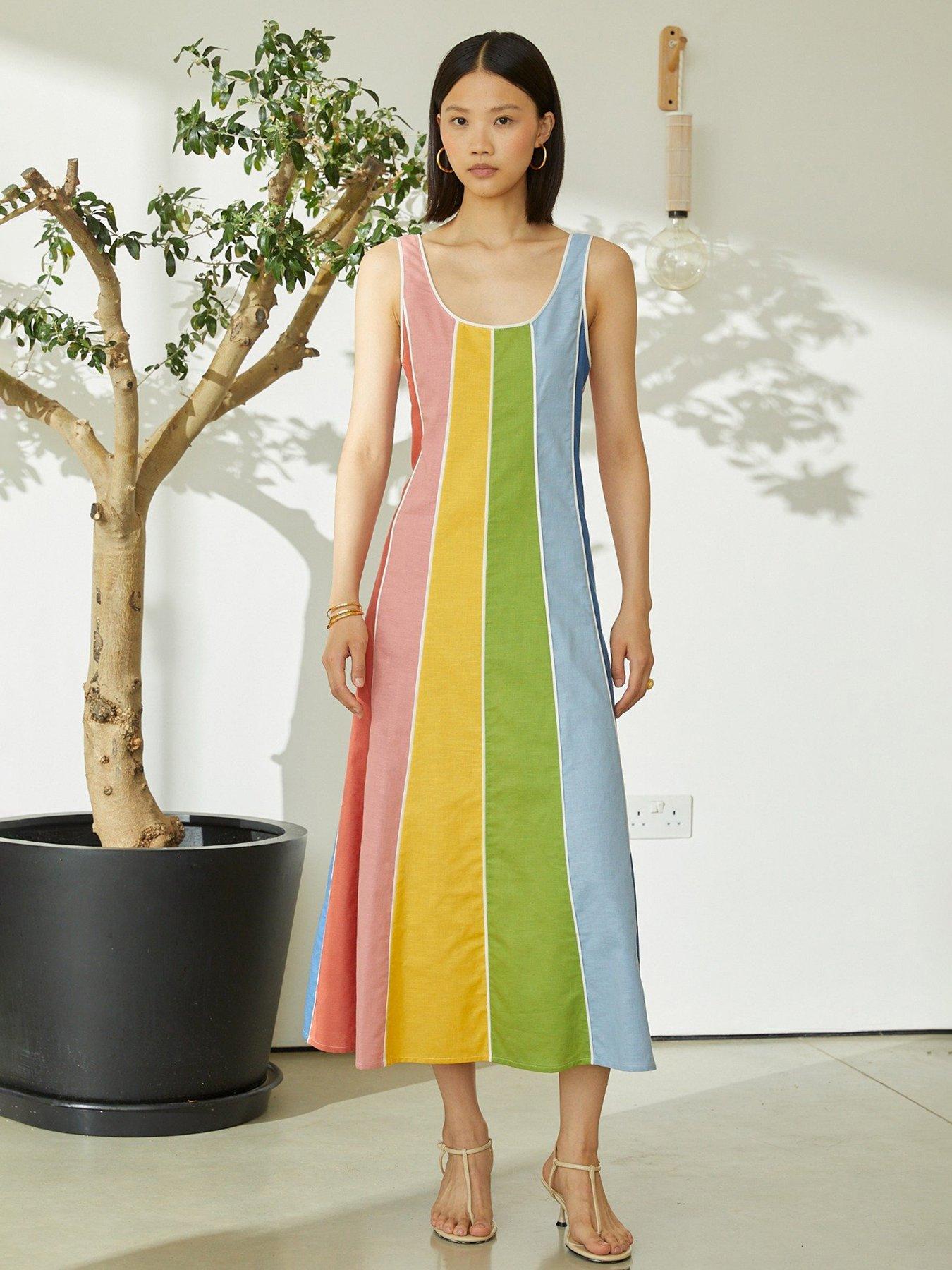 Jovonna London Ramon Midi Dress - Multi