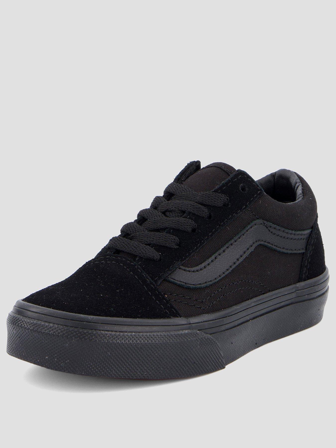 stillFront image of vans-kids-old-skool-black