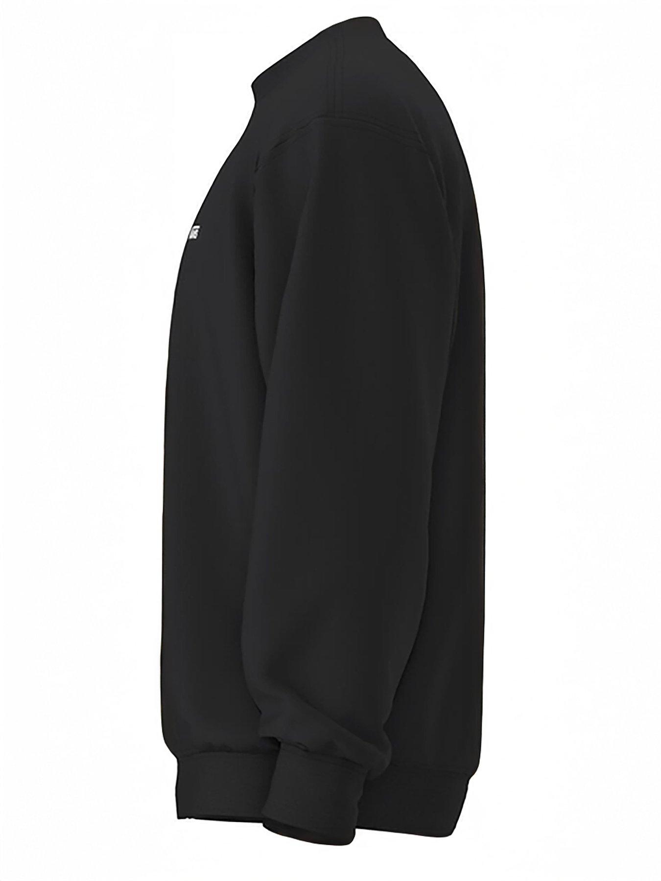 Image 4 of 4 of Vans Mens Left Chest Loose Crew - Black