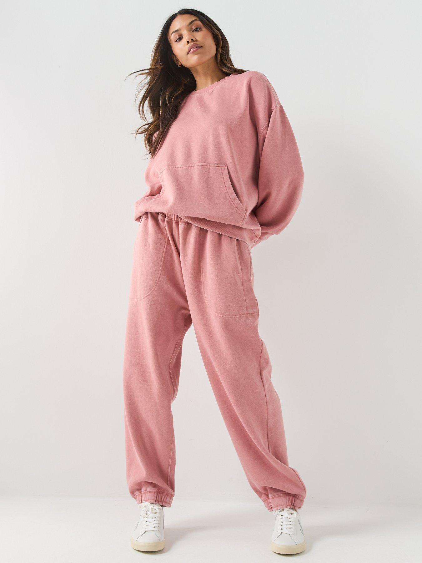  image of free-people-slow-it-down-pullover-pink