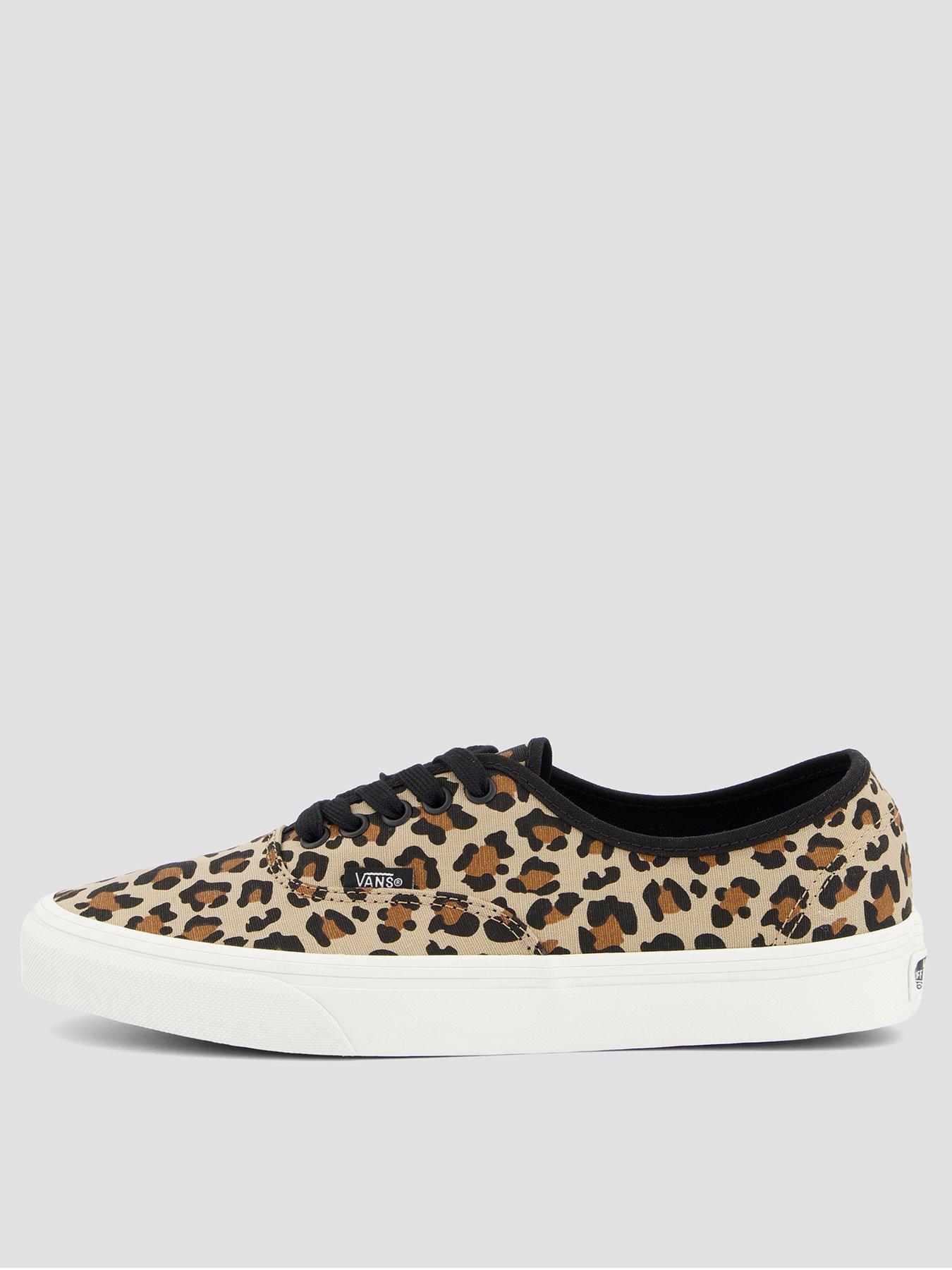 Vans Womens Authentic Canvas Shoes - Animal Print