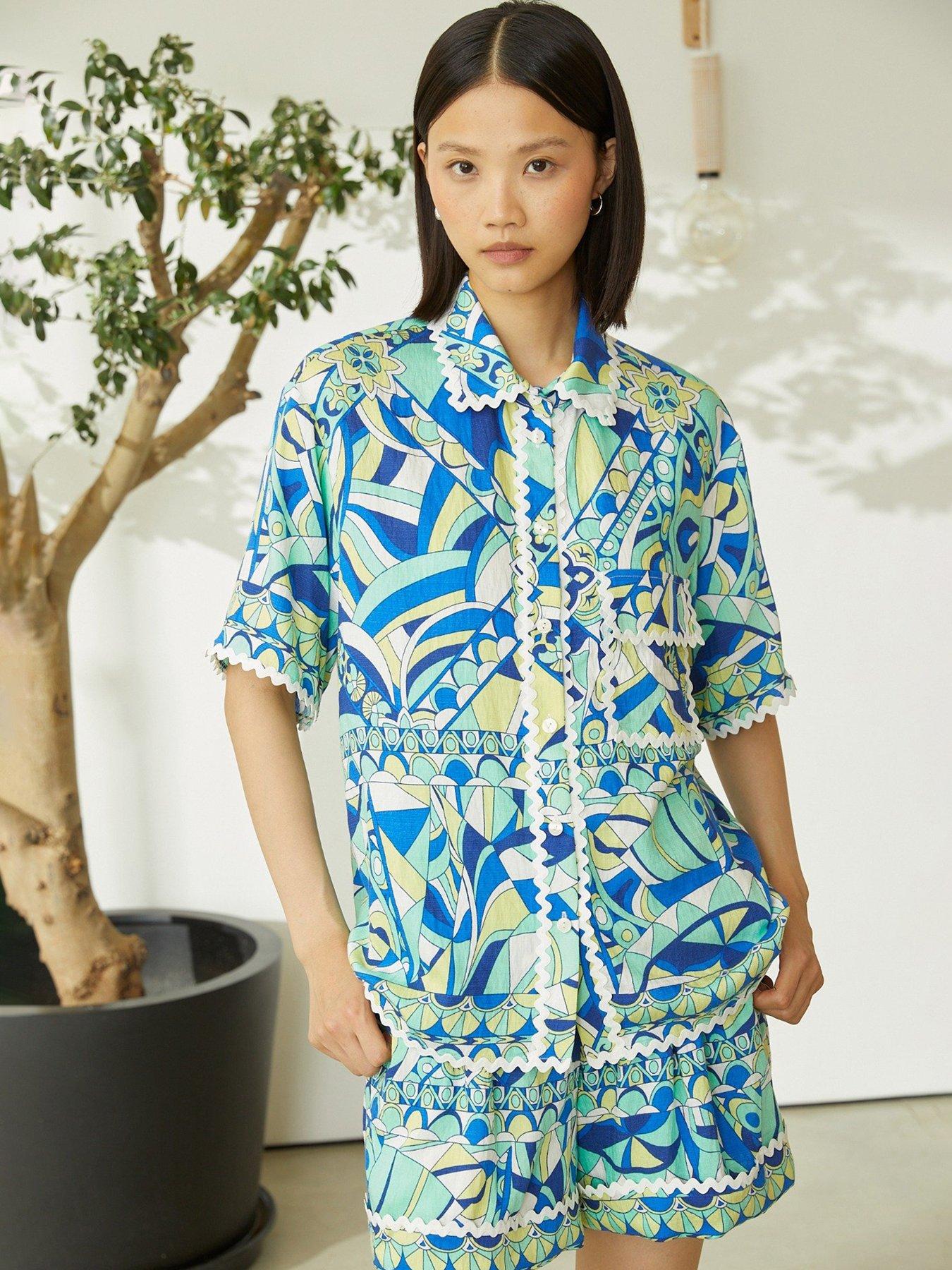 Jovonna London Nadira Printed Shirt - Multi