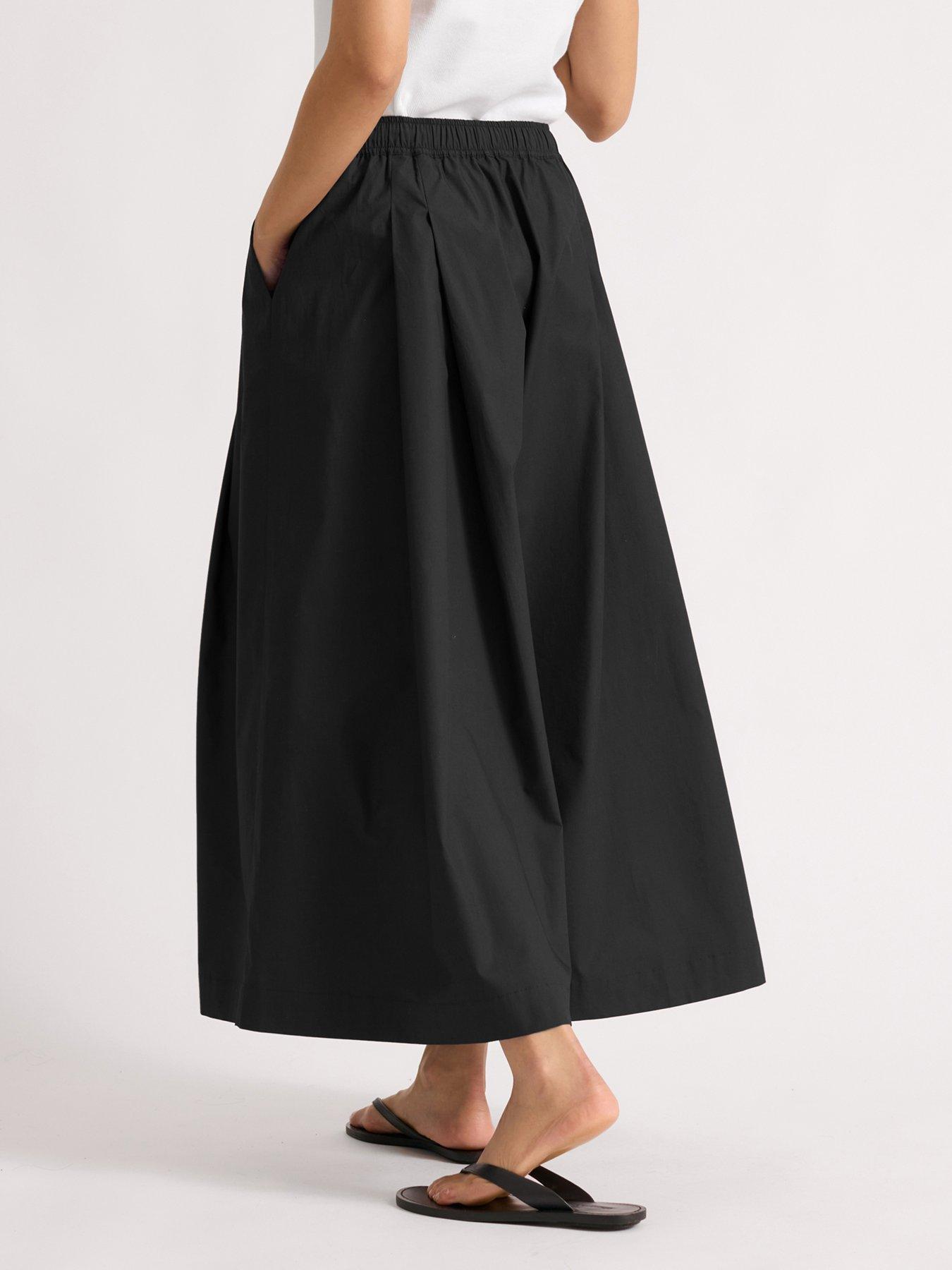  image of albaray-cotton-wide-leg-culottes