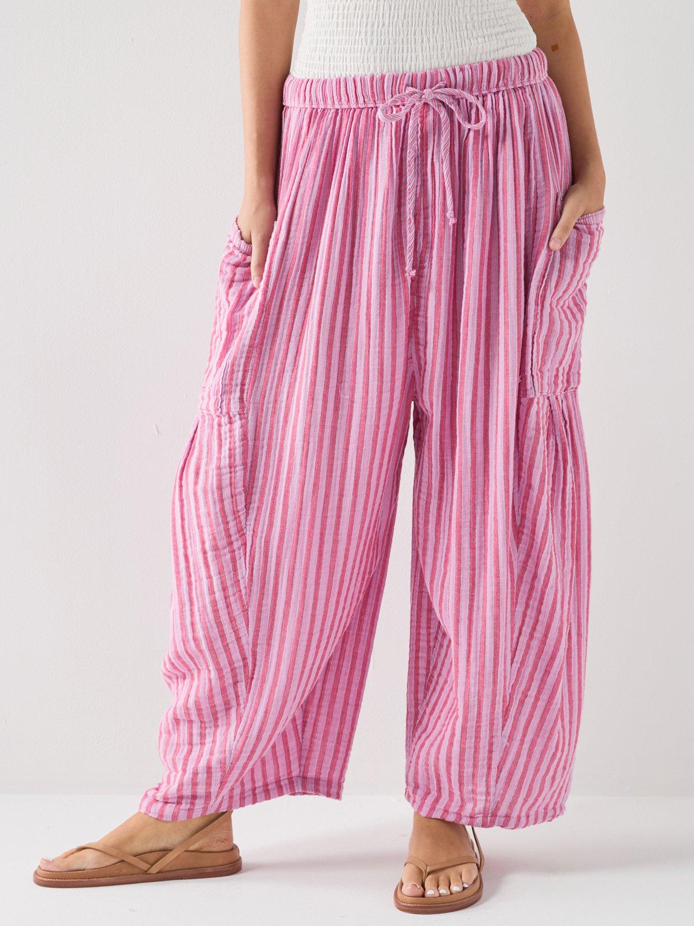 Image 1 of 6 of FREE PEOPLE Striped Quinn Pant