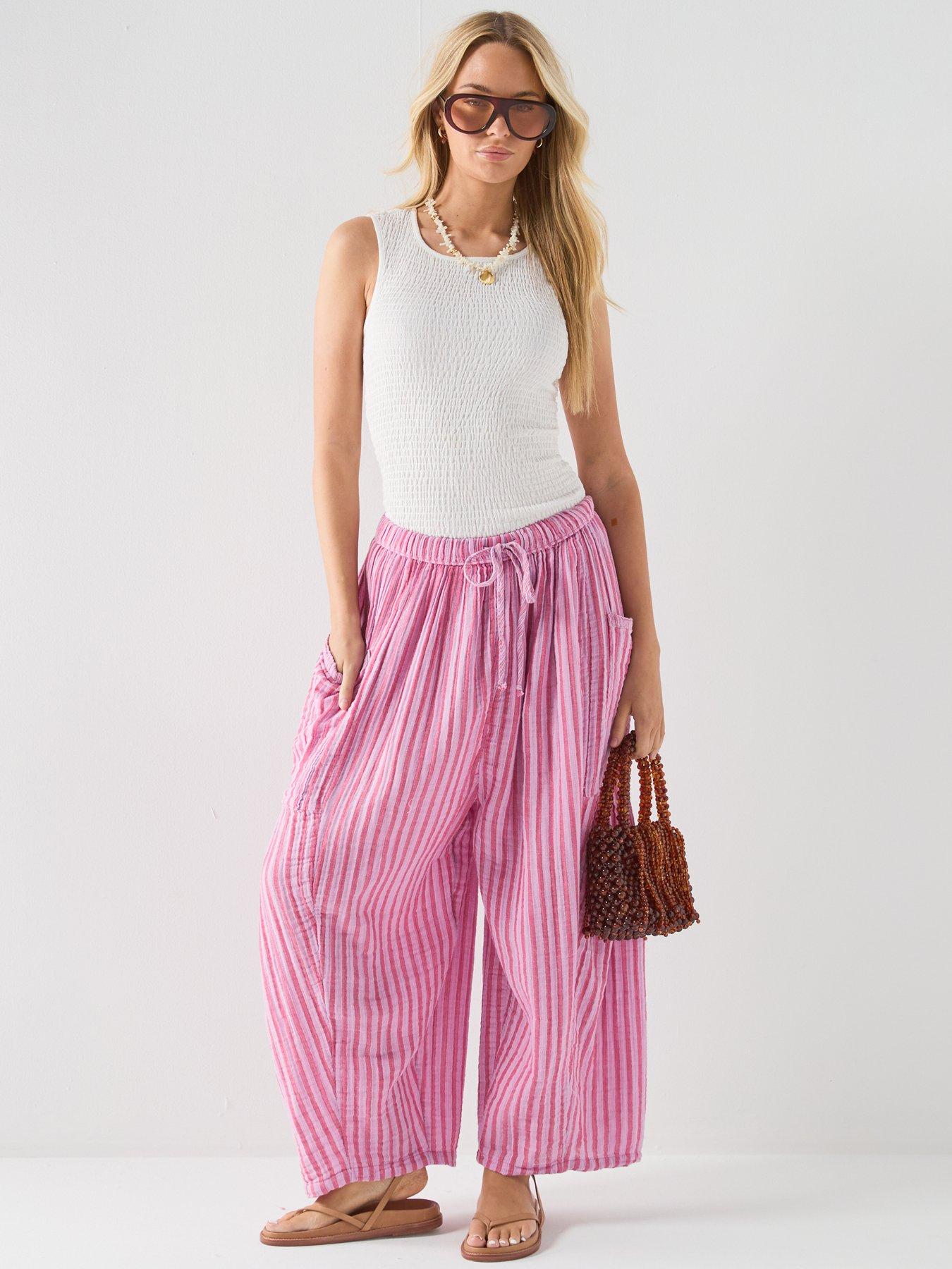 Image 3 of 6 of FREE PEOPLE Striped Quinn Pant